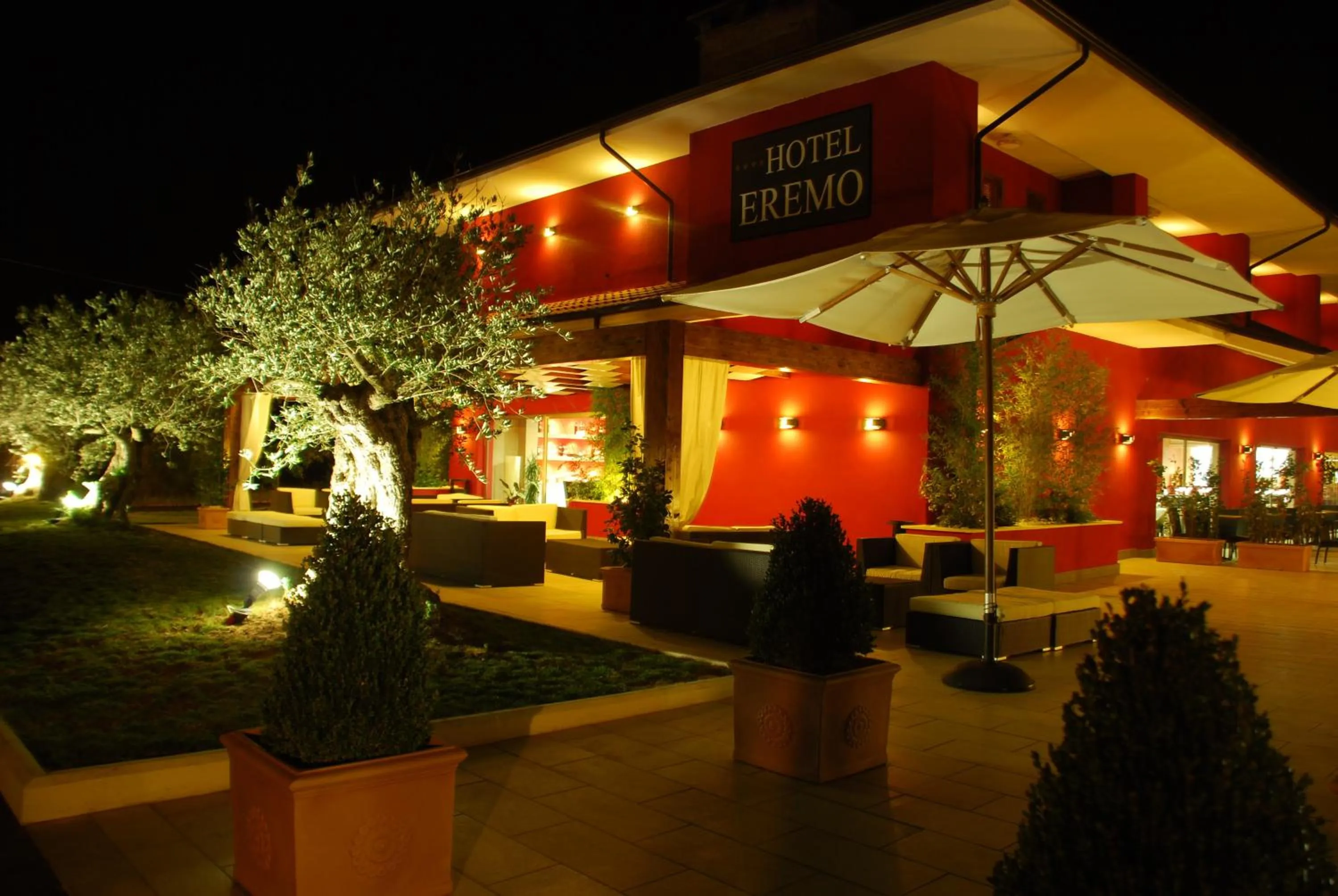 Patio in Hotel Eremo