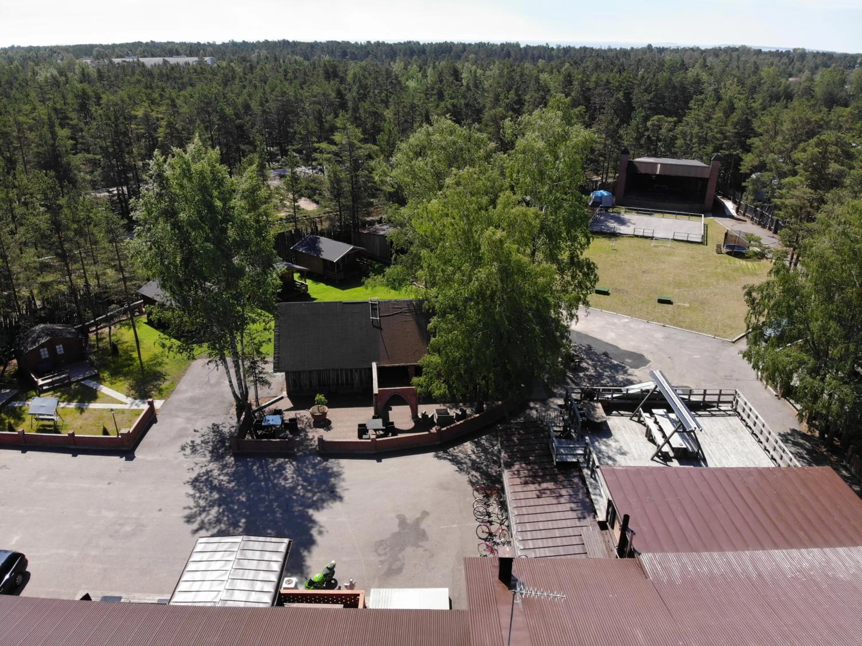 Bird's eye view in Viking Motel