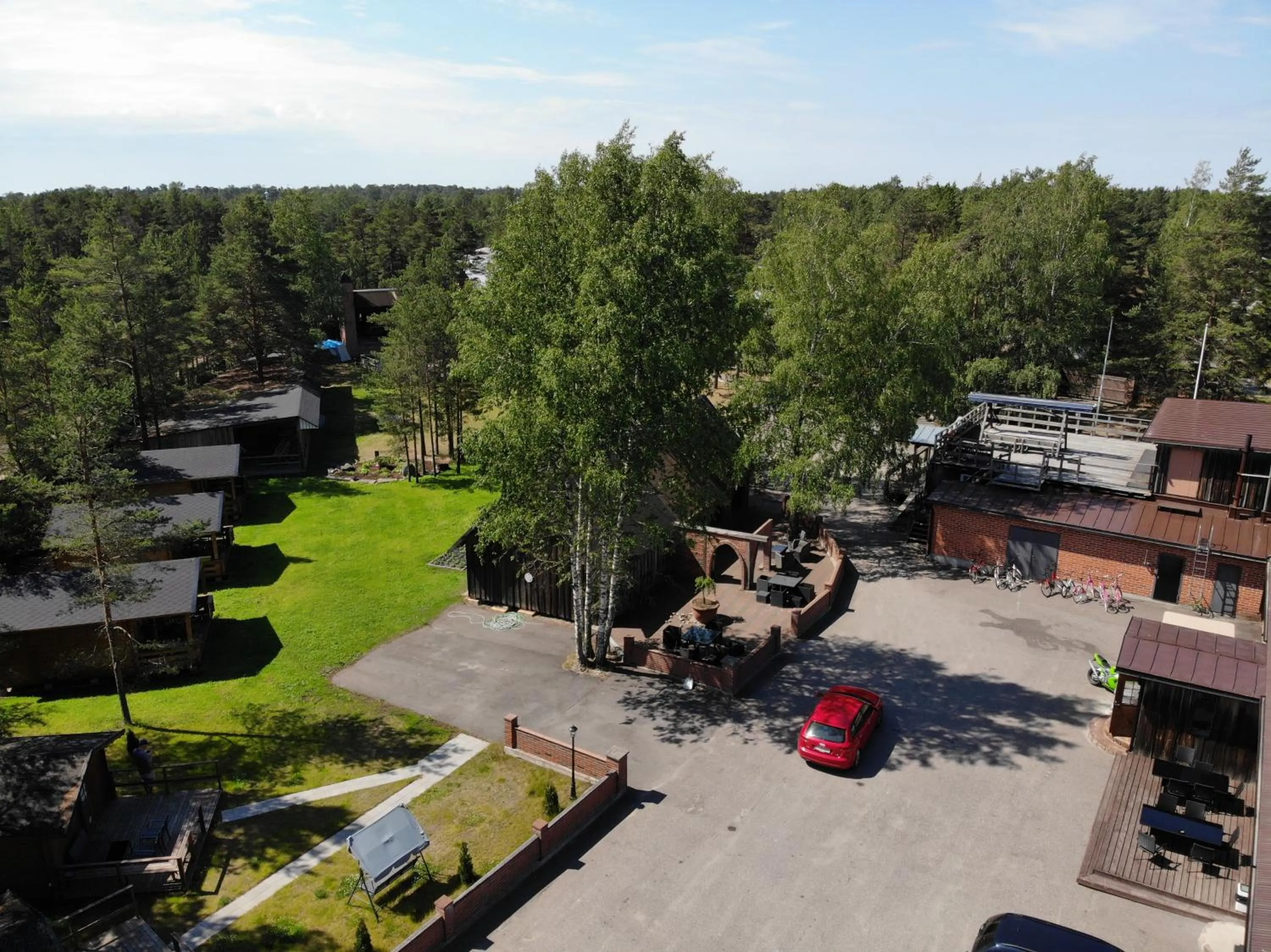 Bird's eye view in Viking Motel