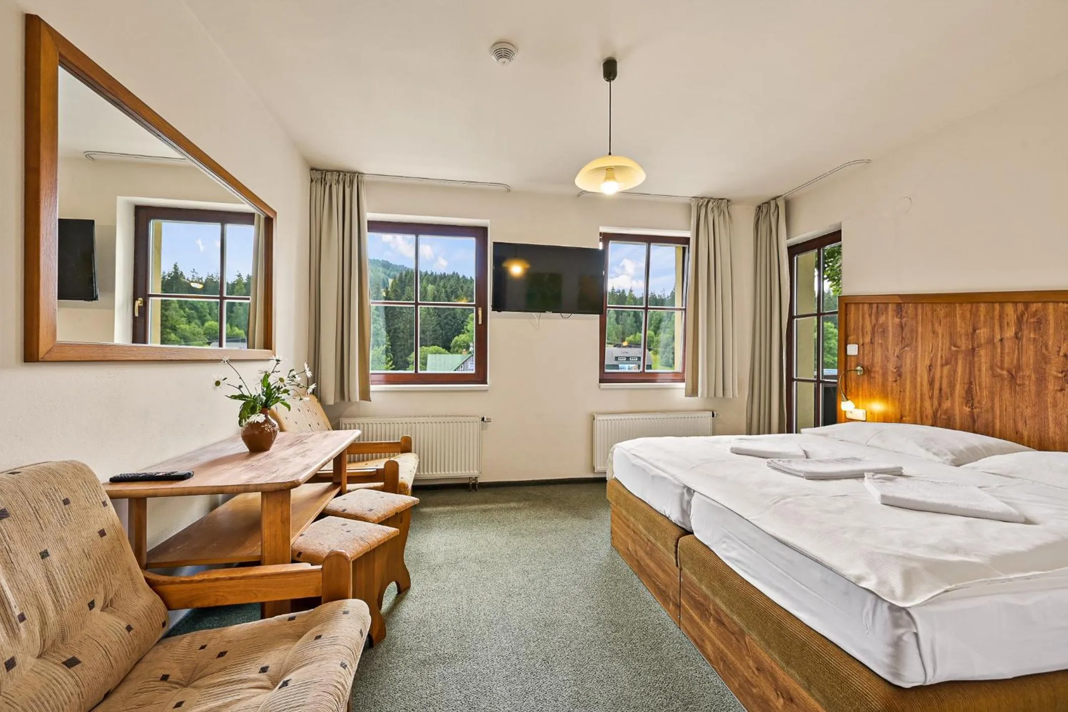 Bed in David Wellness Hotel