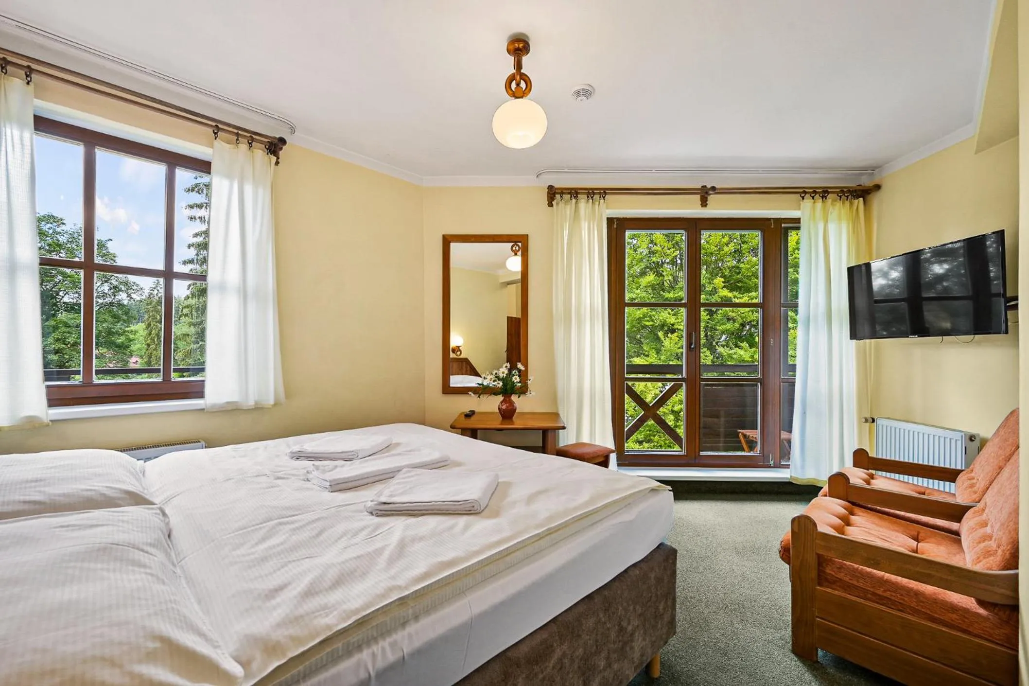 Bed in David Wellness Hotel