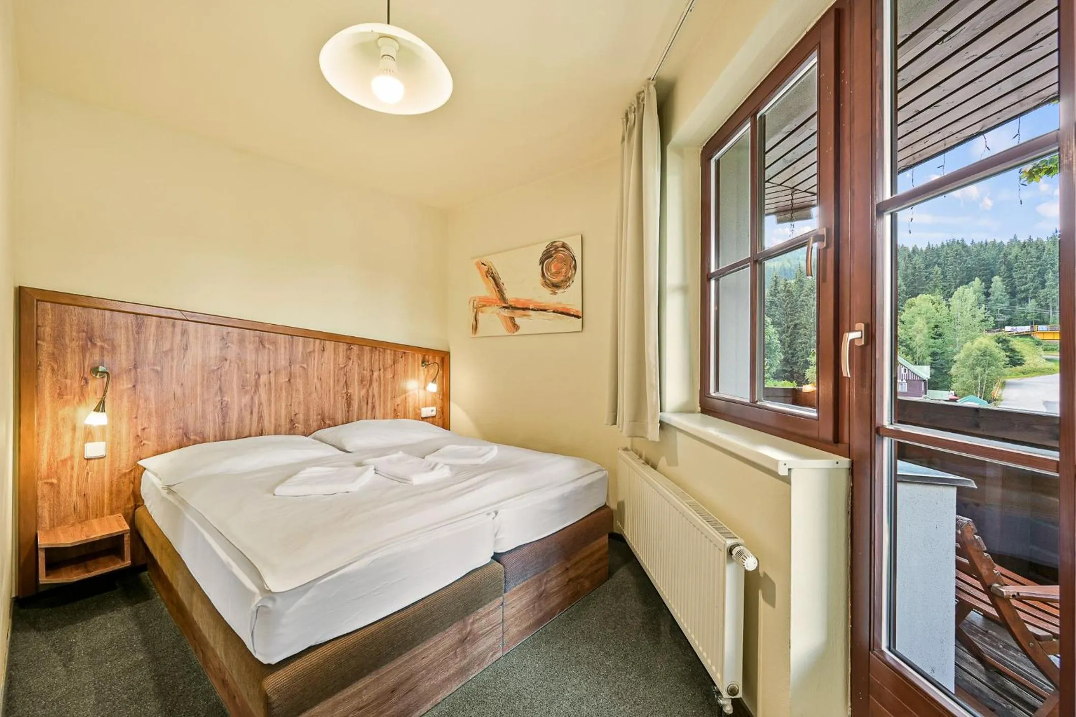 Bed in David Wellness Hotel