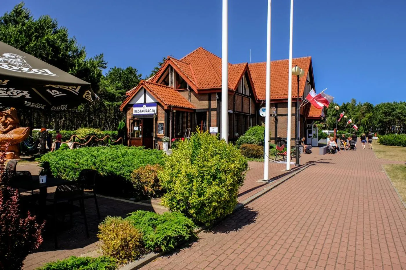 Property building in Przystań Łeba Resort&Restaurant