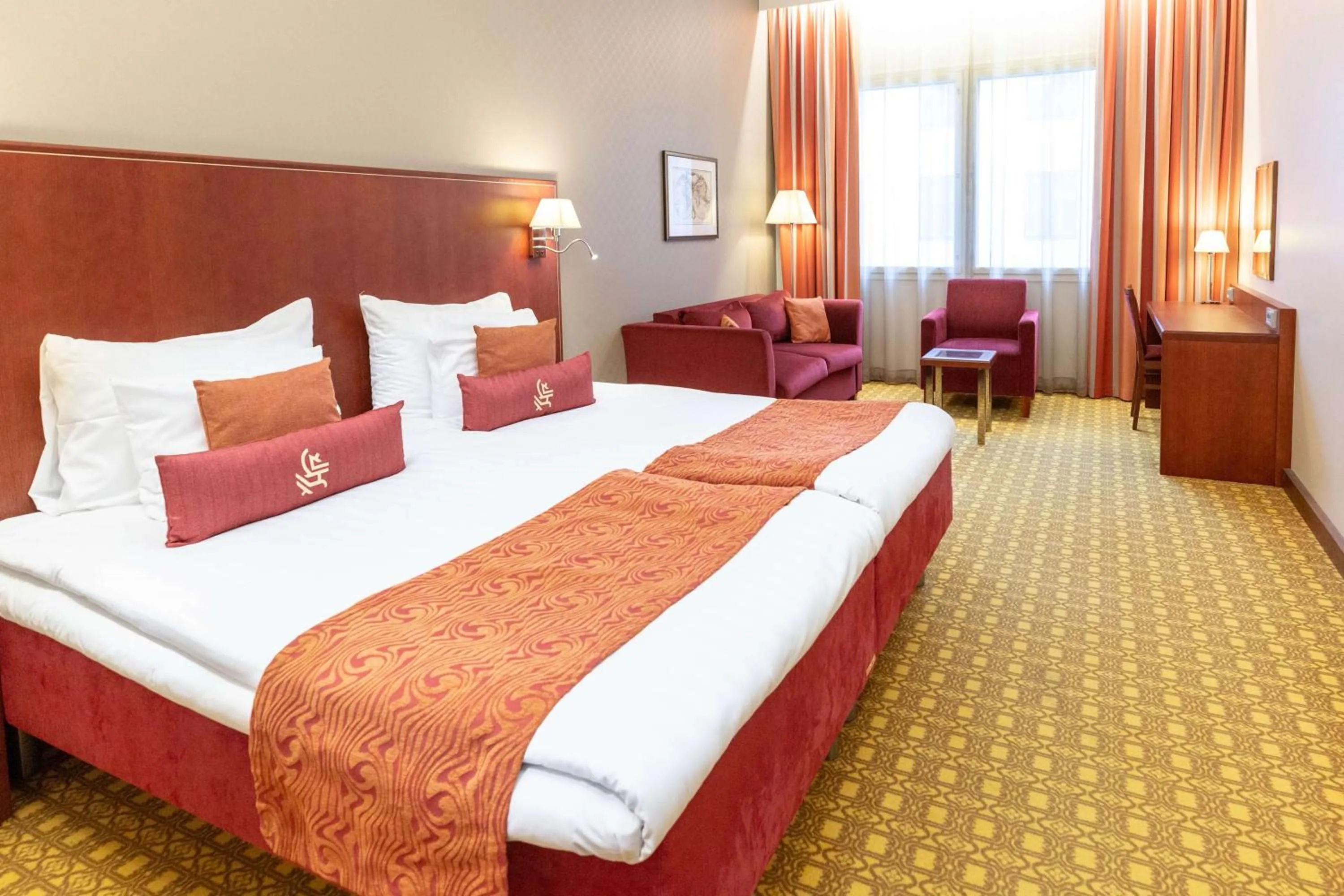 Bedroom, Bed in Scandic Atlas