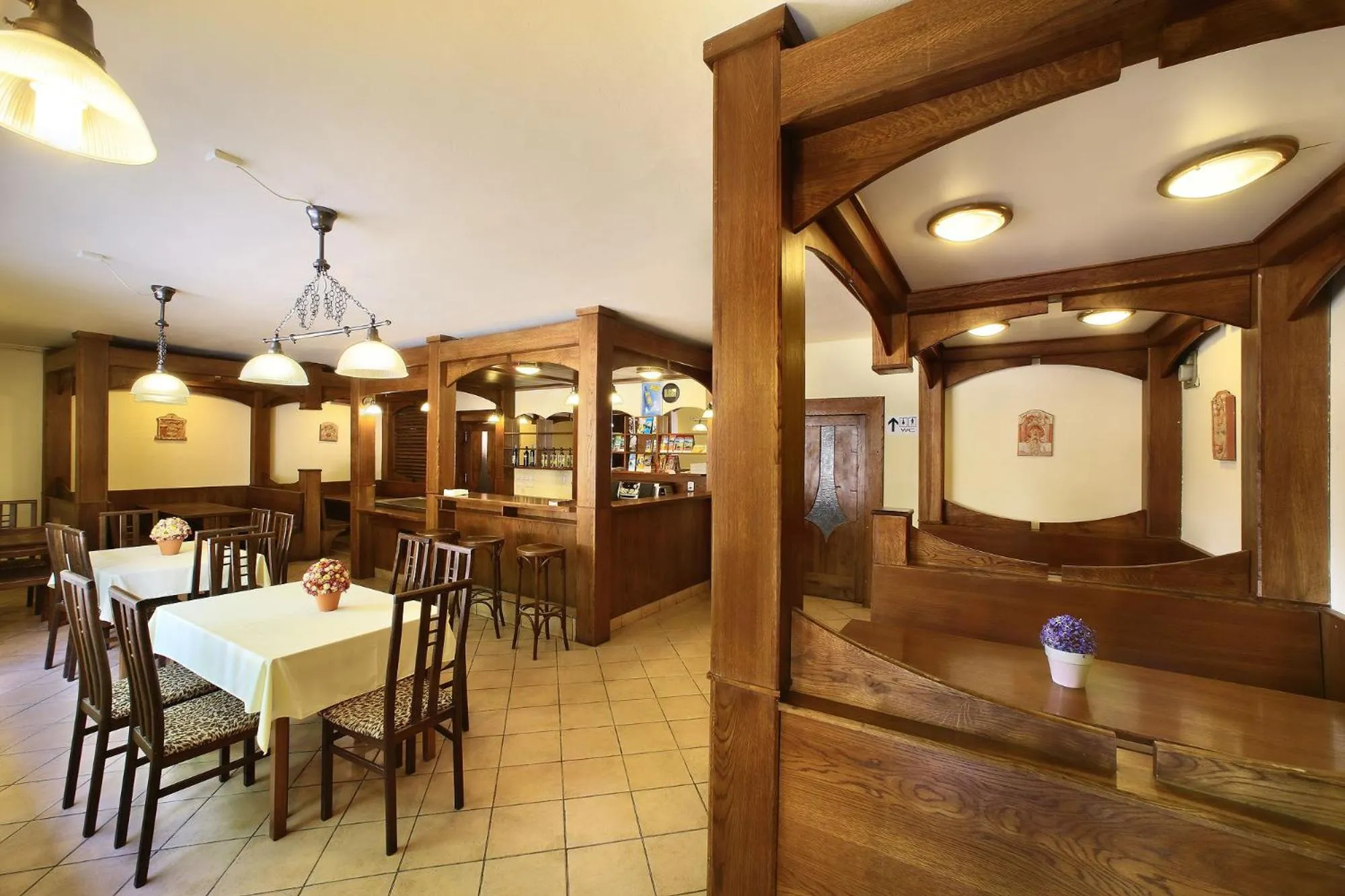 Communal lounge/ TV room in Pension Adam