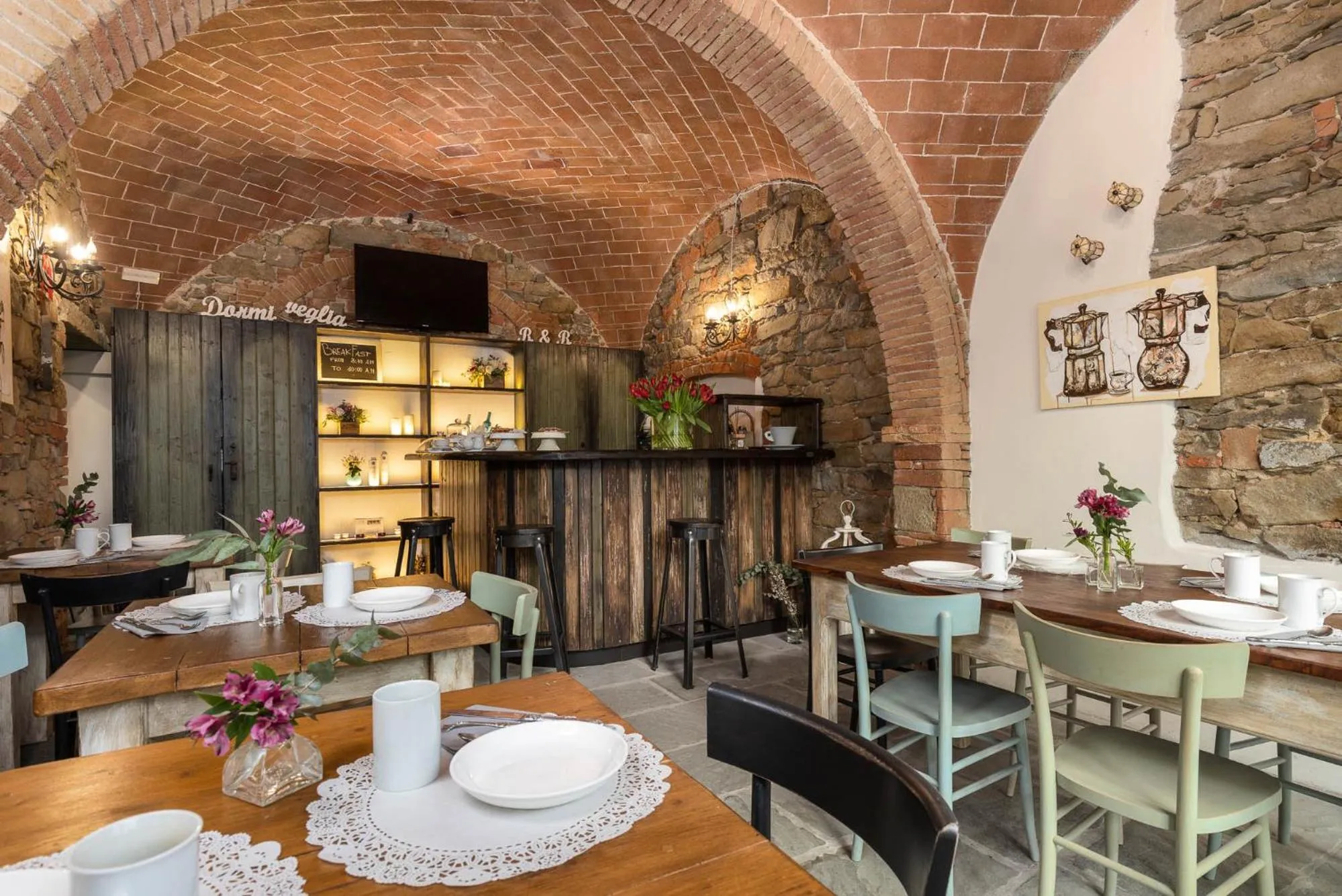 Restaurant/places to eat in DormiVeglia B&B