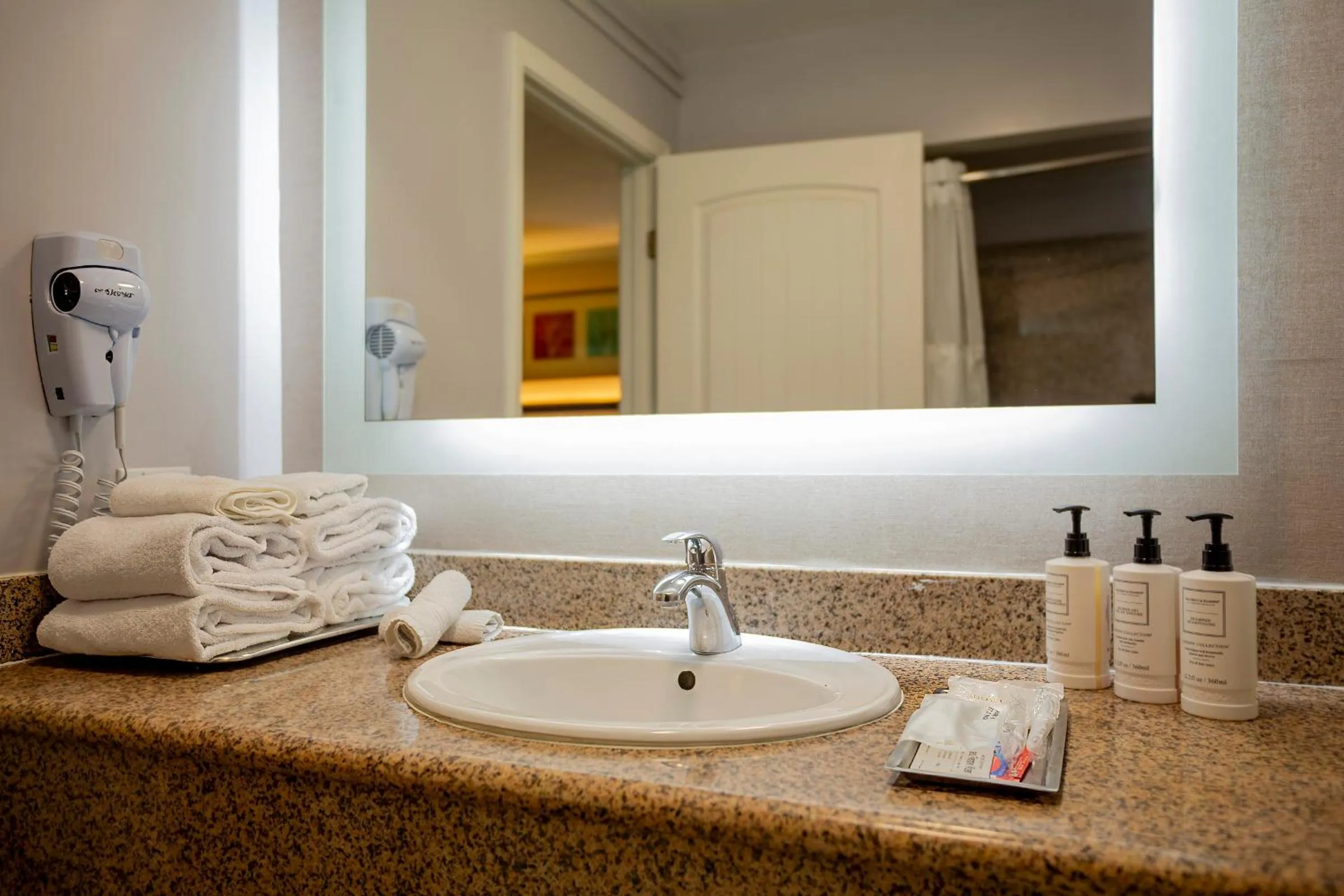 Shower in The Palo Alto Inn