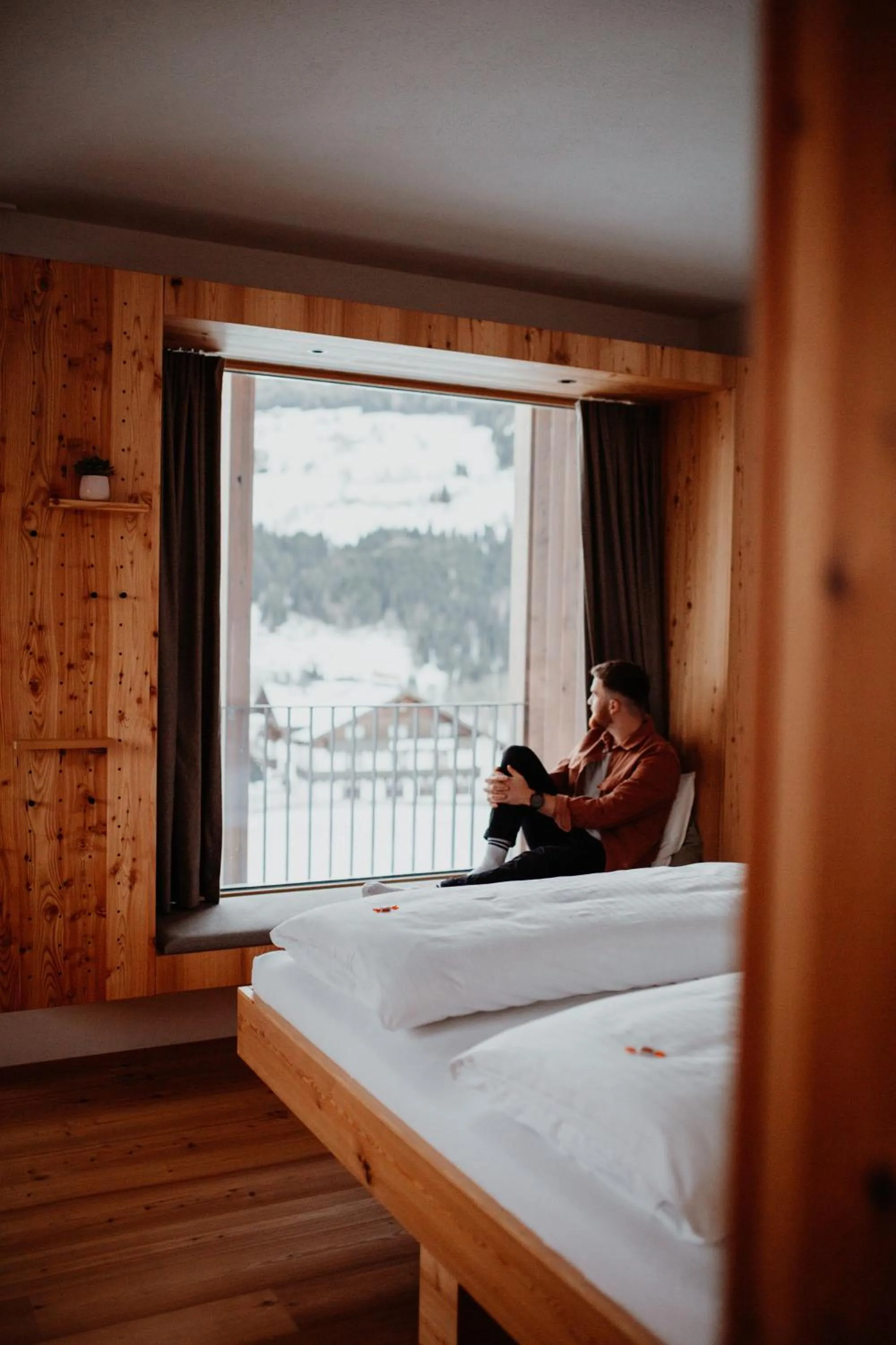 Seating area, Bed in Thalers Mariandl