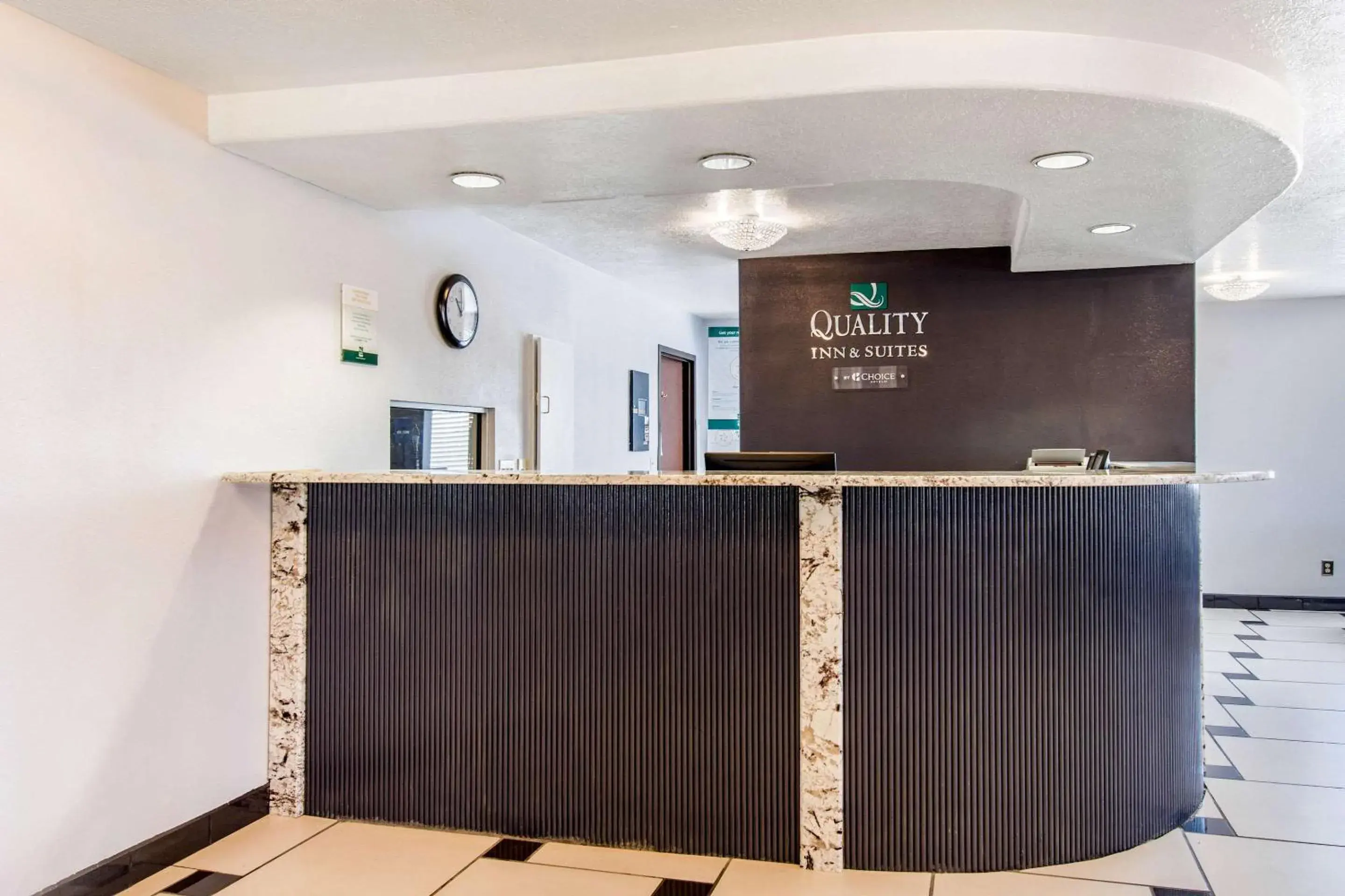 Lobby or reception in Quality Inn & Suites Albuquerque North near Balloon Fiesta Park Lobby or reception in Quality Inn & Suites Albuquerque North near Balloon Fiesta Park