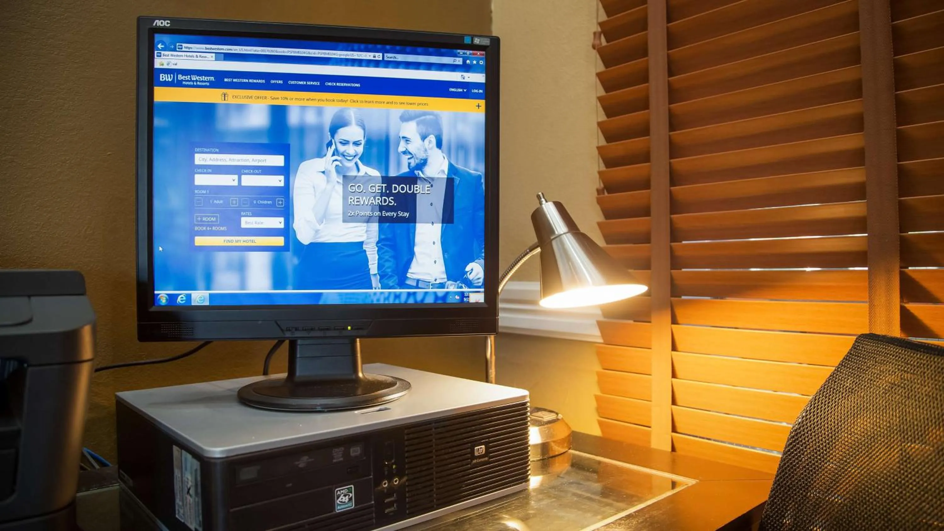 On site in Best Western Alexandria Inn