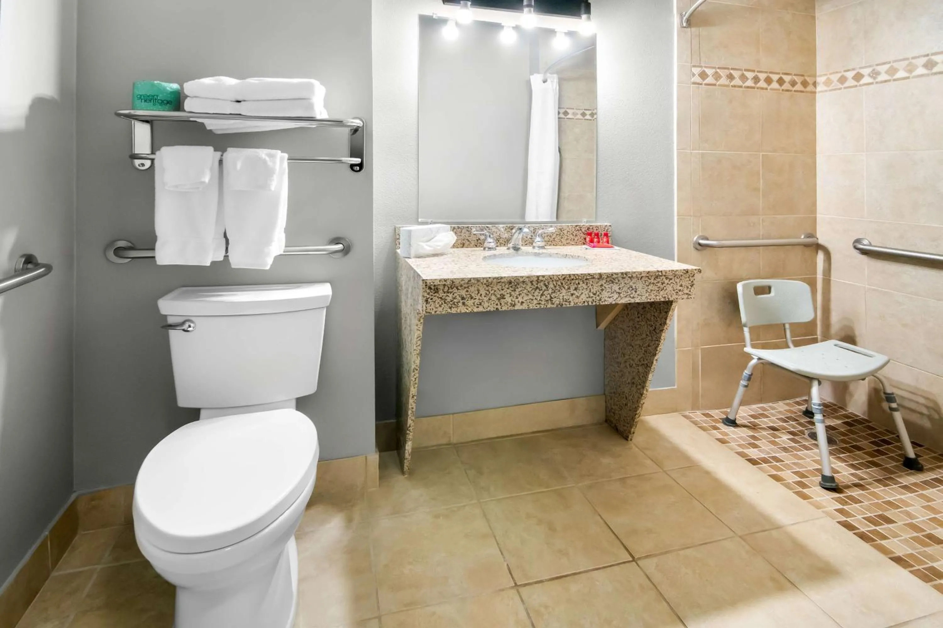 Bathroom in Big Country Hotel & Suites, SureStay Collection by BW