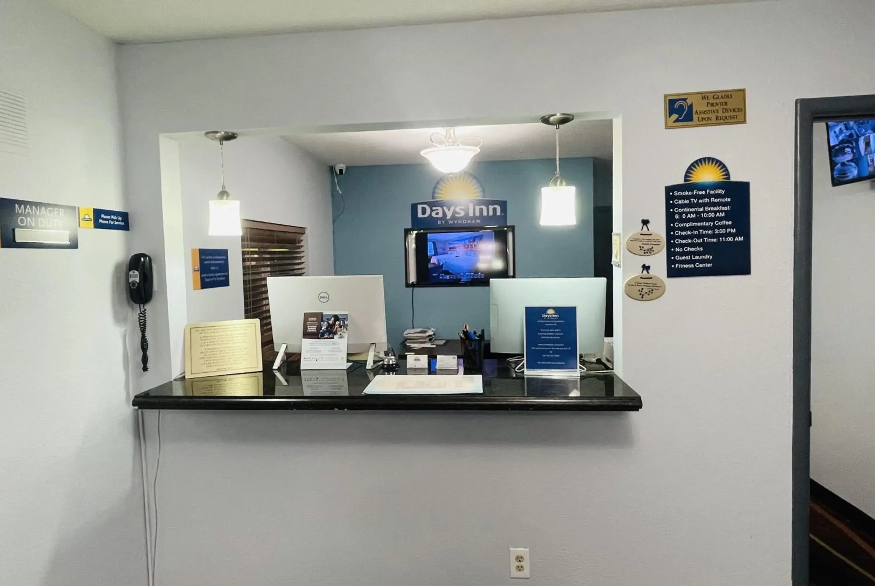 Lobby or reception in Days Inn by Wyndham Jamestown Lobby or reception in Days Inn by Wyndham Jamestown