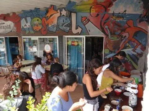 Dining area in Hostel Ibirapita