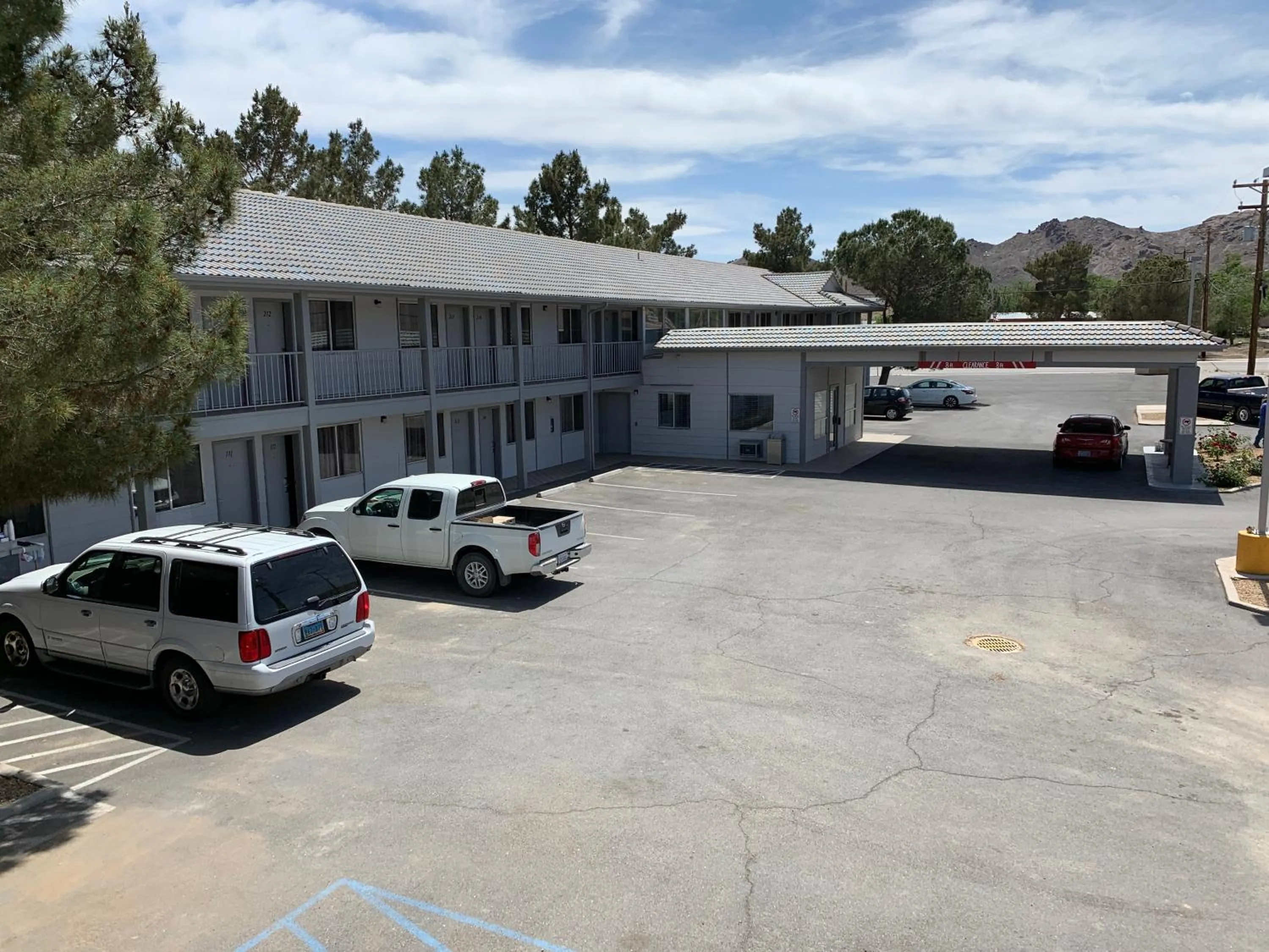 Property building in Exchange Club Motel