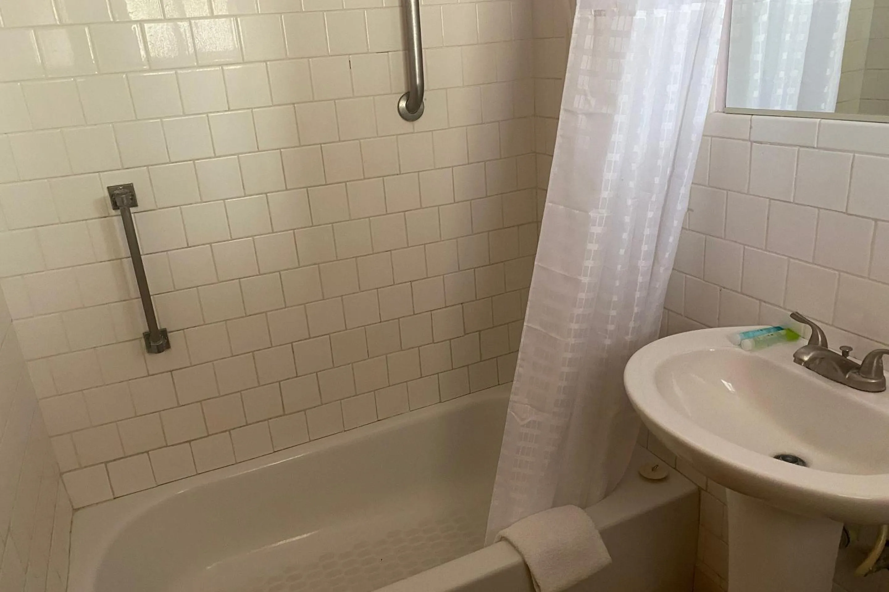 Bathroom in OYO Hotel Yuma AZ Desert Grove