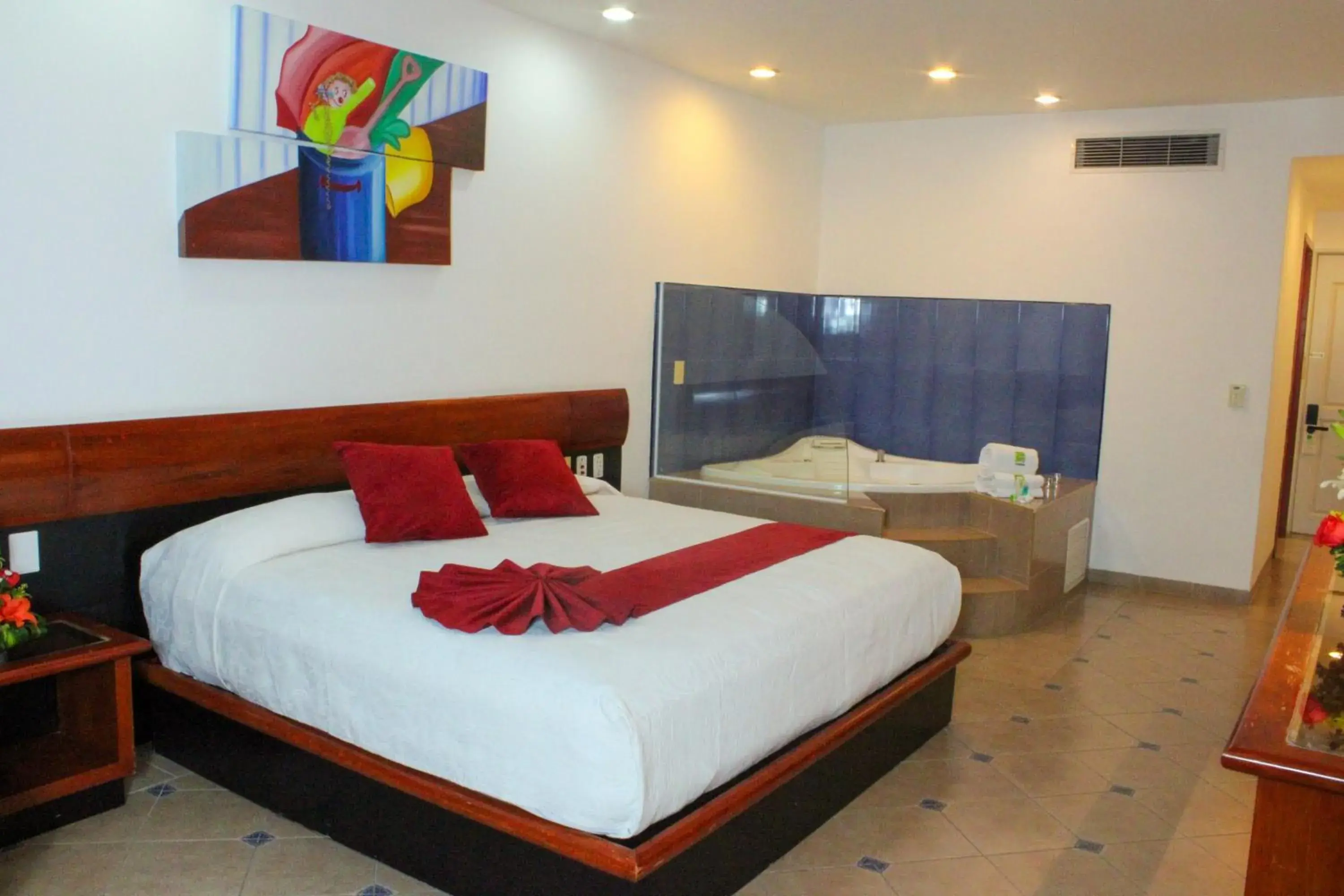 Photo of the whole room, Bed in GS Cuernavaca Photo of the whole room, Bed in GS Cuernavaca