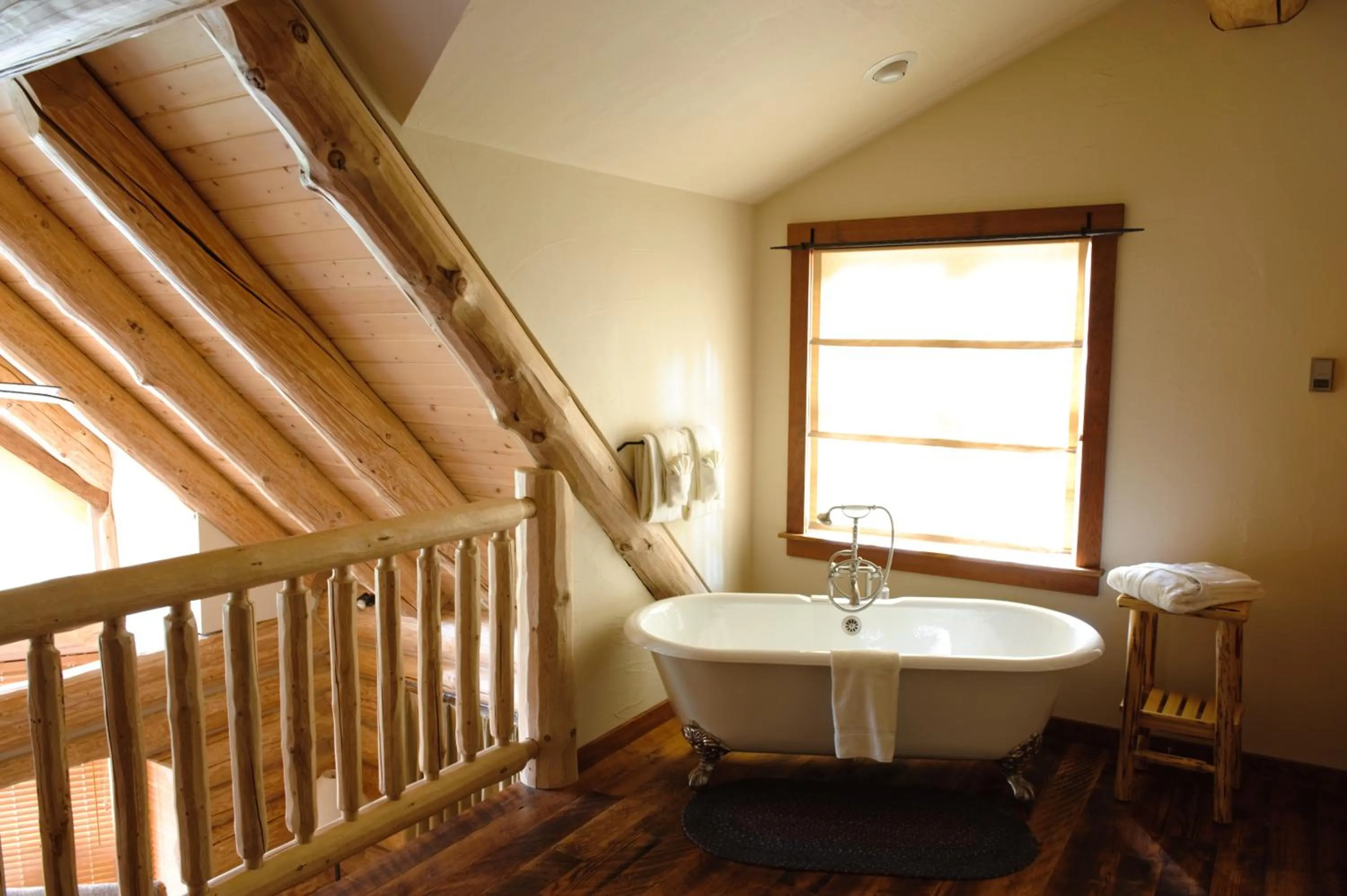 Bathroom in Snow Creek Cabins by Fernie Lodging Co