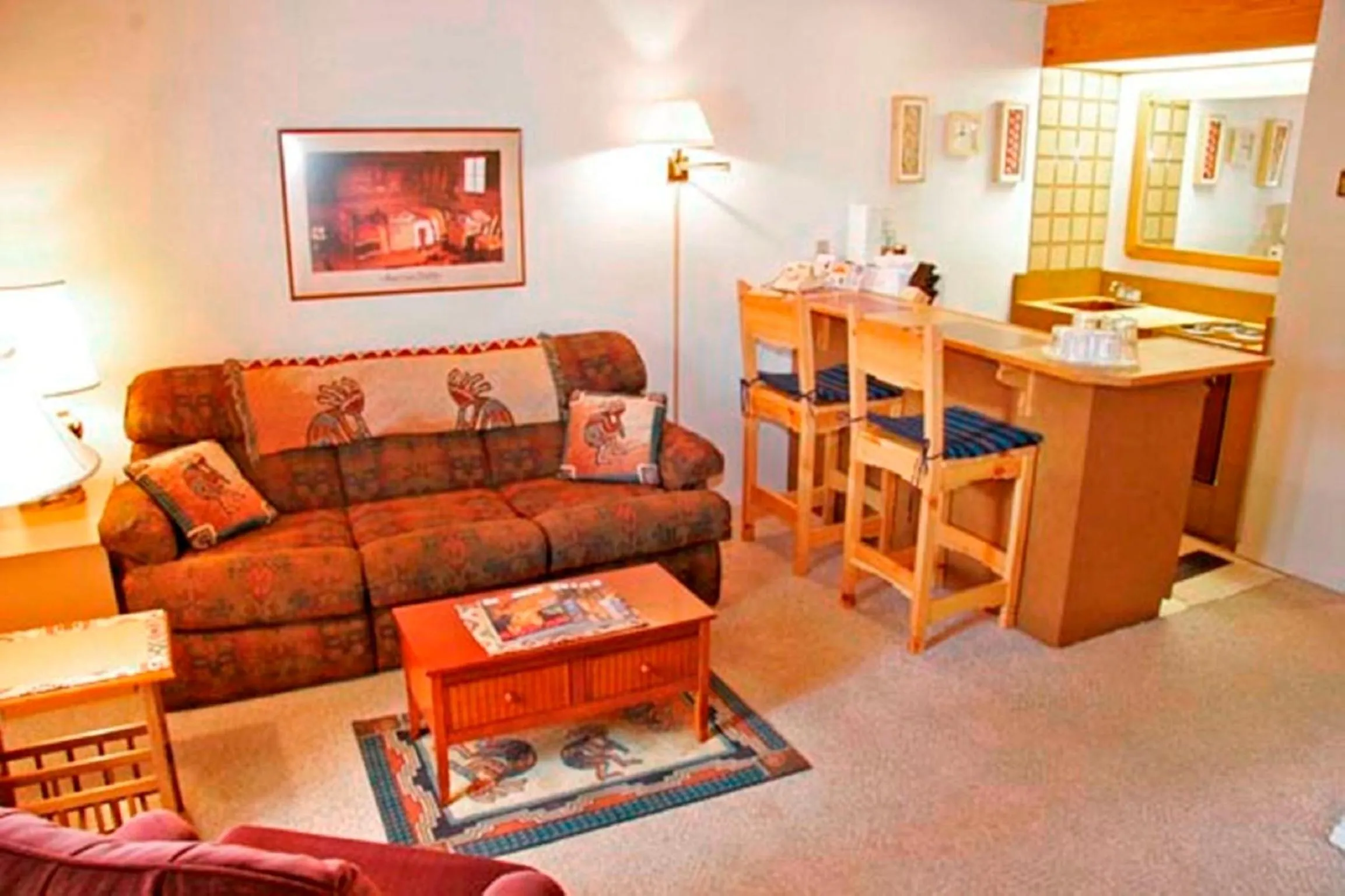 Living room in Village Lodge