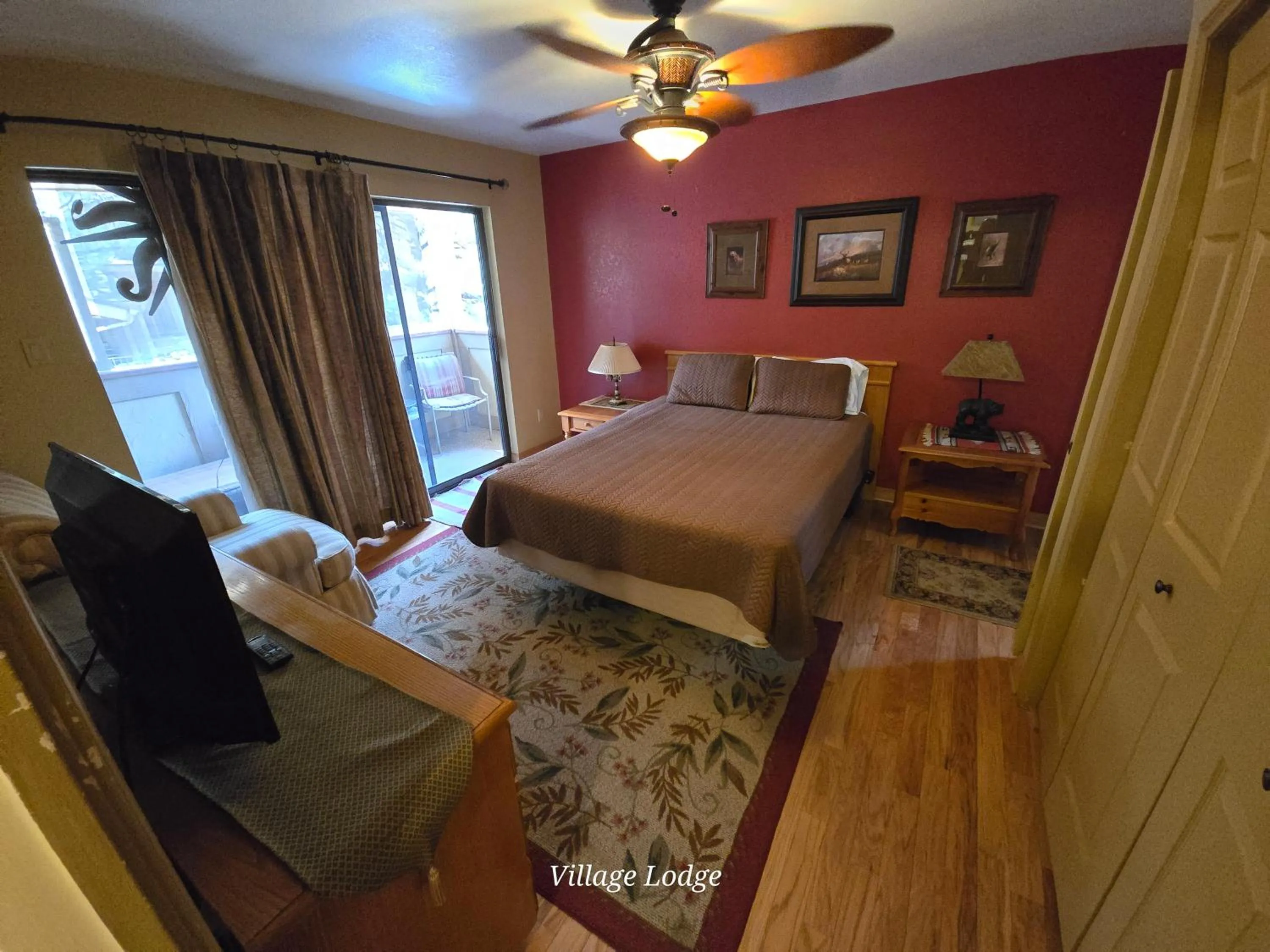 Bed in Village Lodge