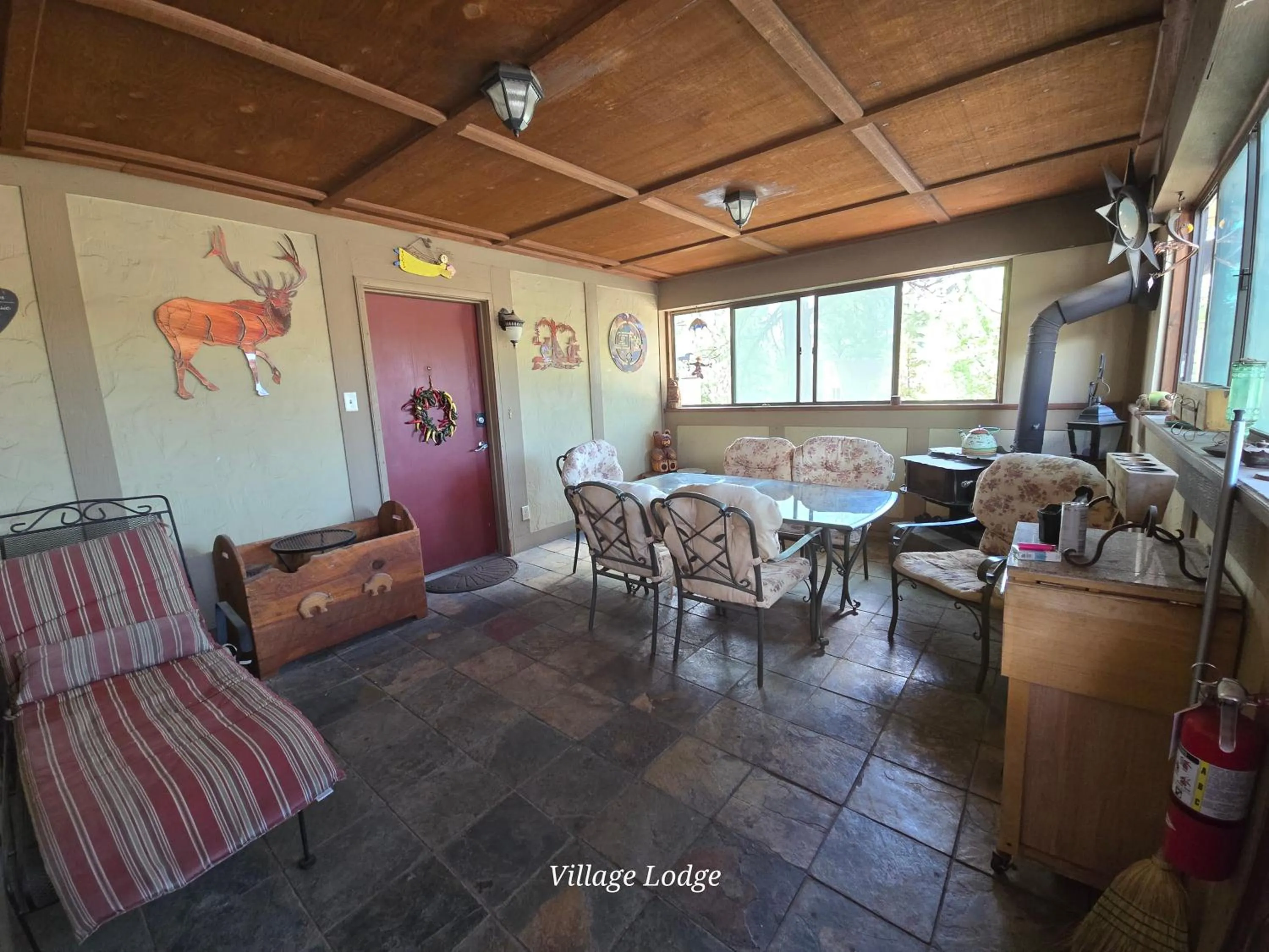 Patio in Village Lodge