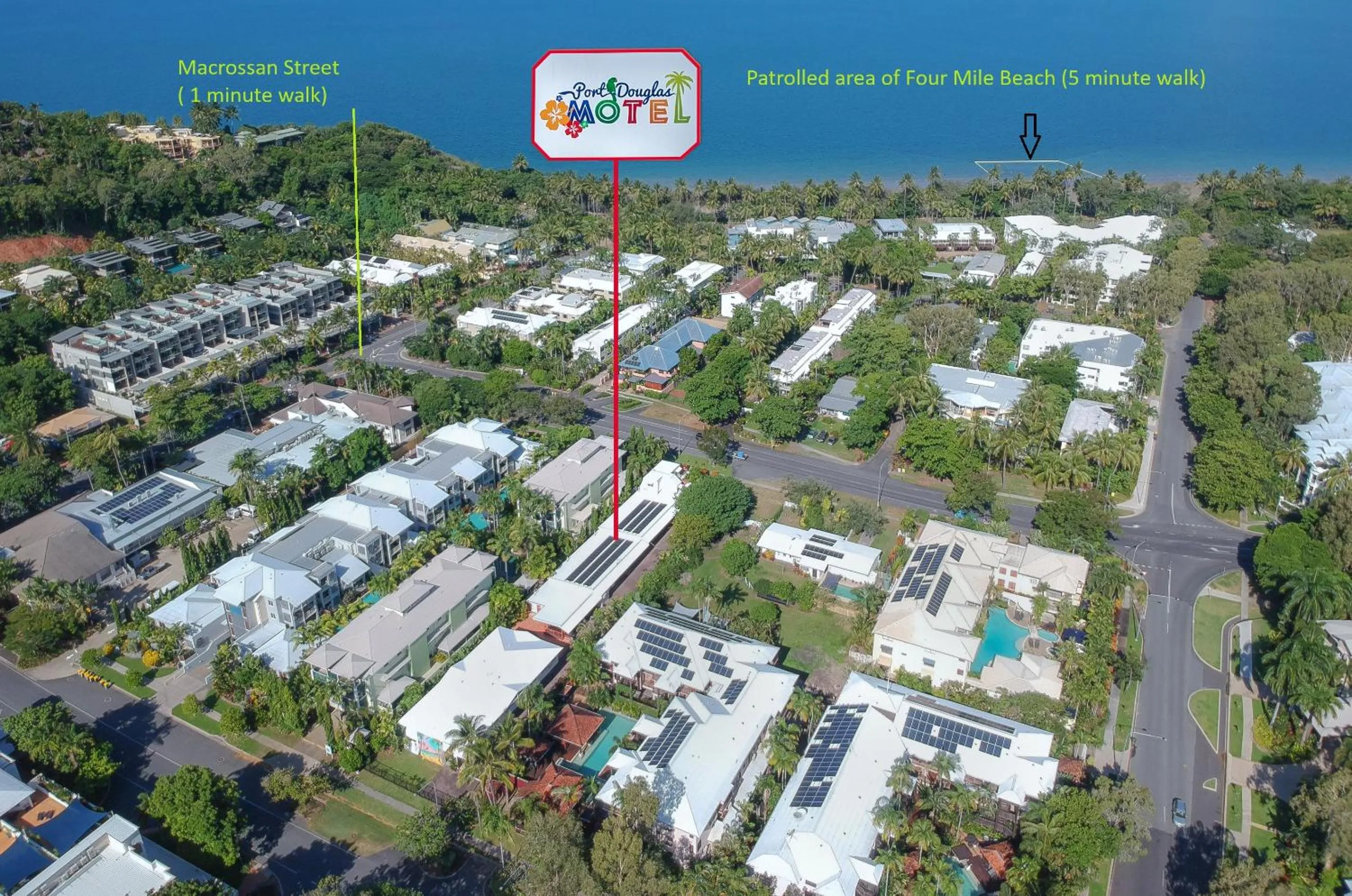 Location in Port Douglas Motel