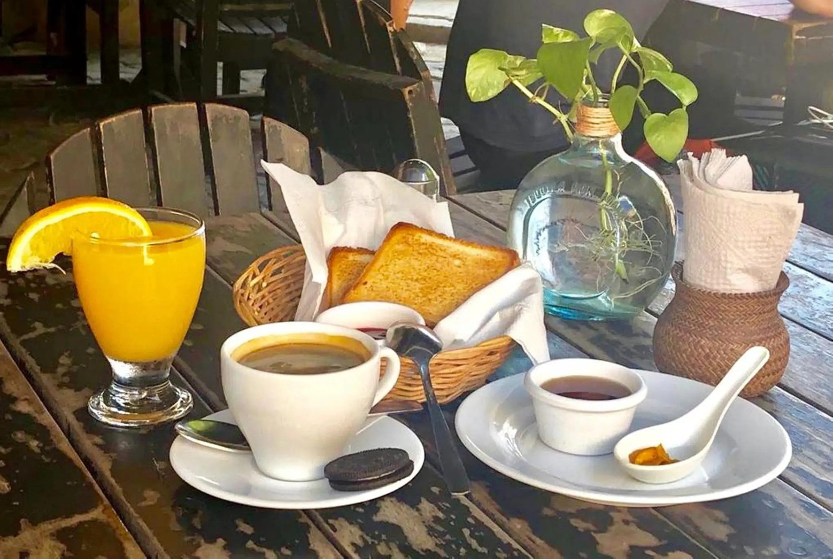 Continental breakfast in Hotel Cielo Continental breakfast in Hotel Cielo