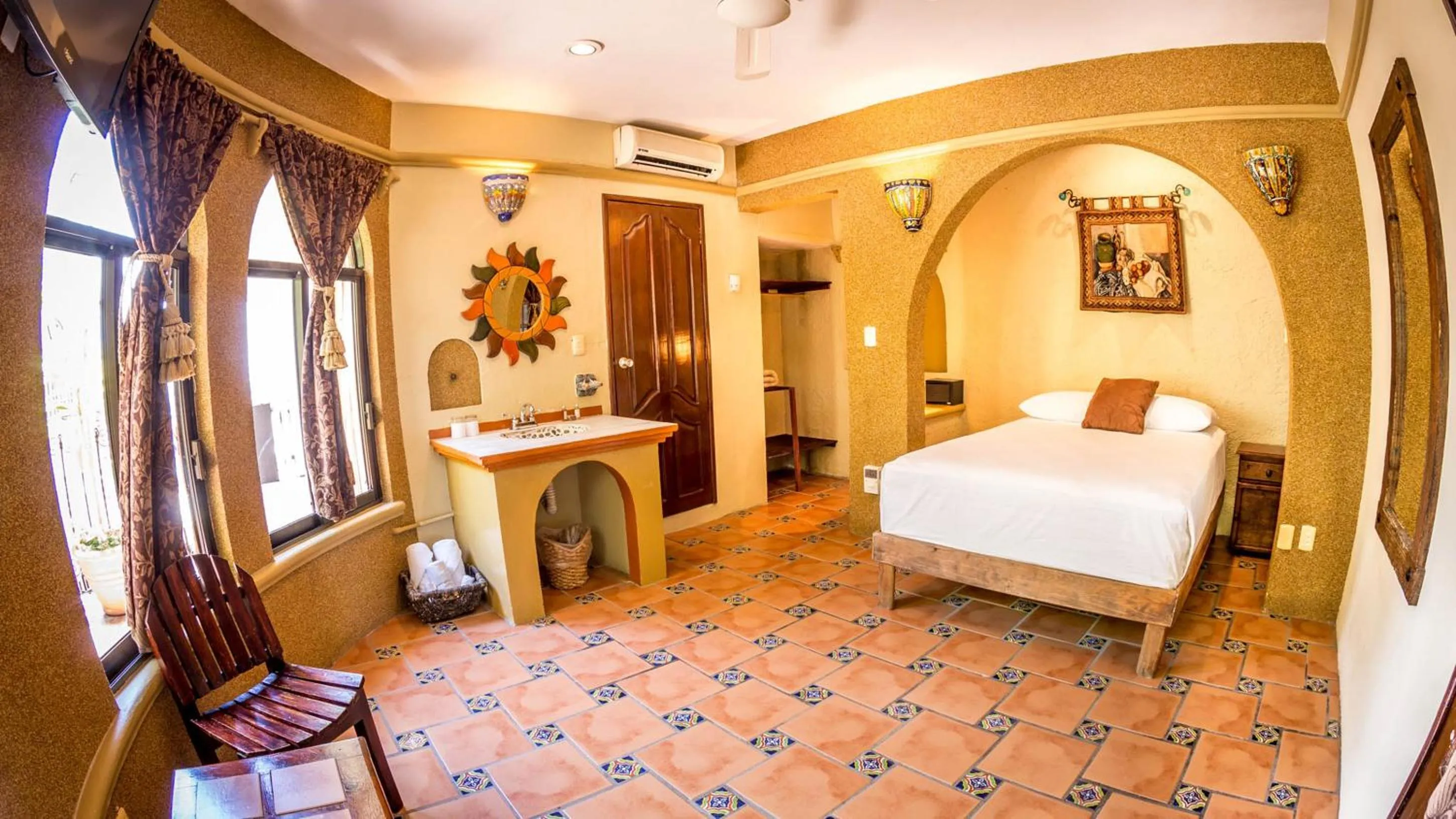 Bedroom, Bed in Hotel Cielo