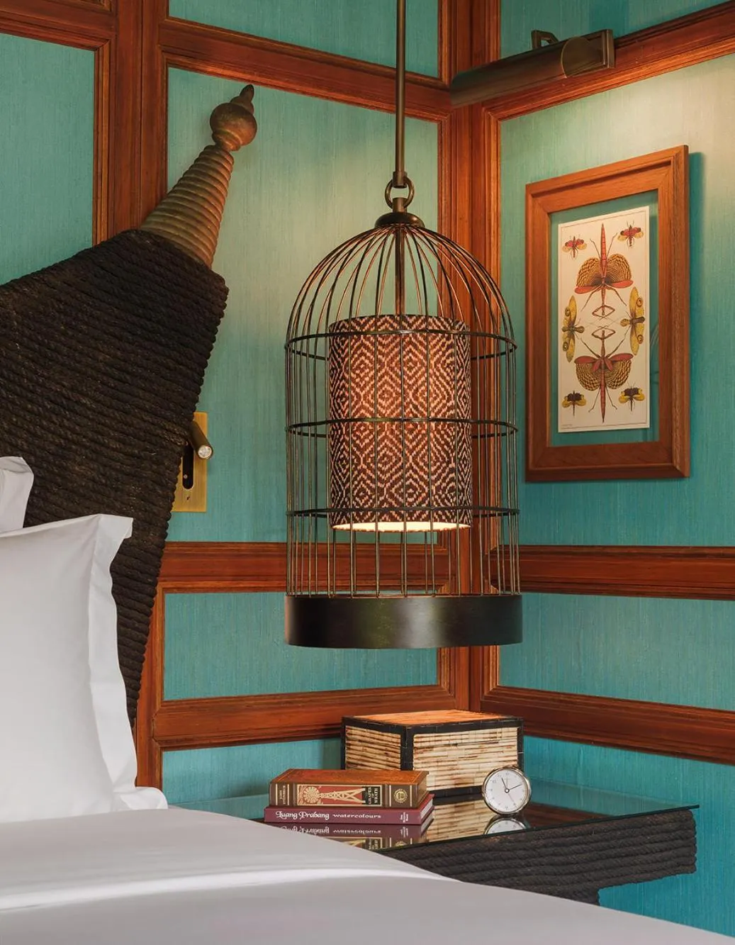 Decorative detail, Bed in Rosewood Luang Prabang