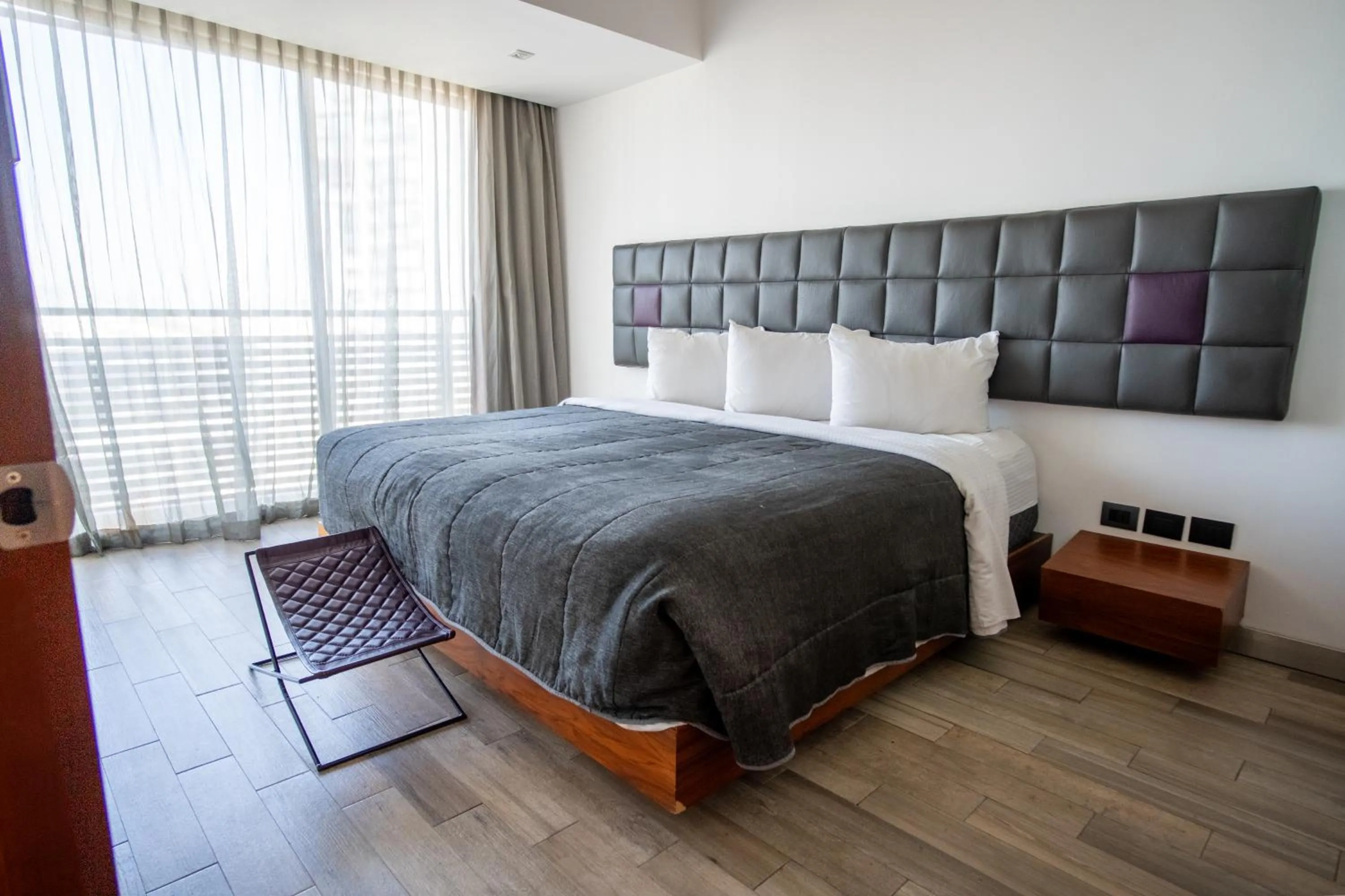 Bed in Sonata Hotel Puebla Angelópolis Distrito Sonata