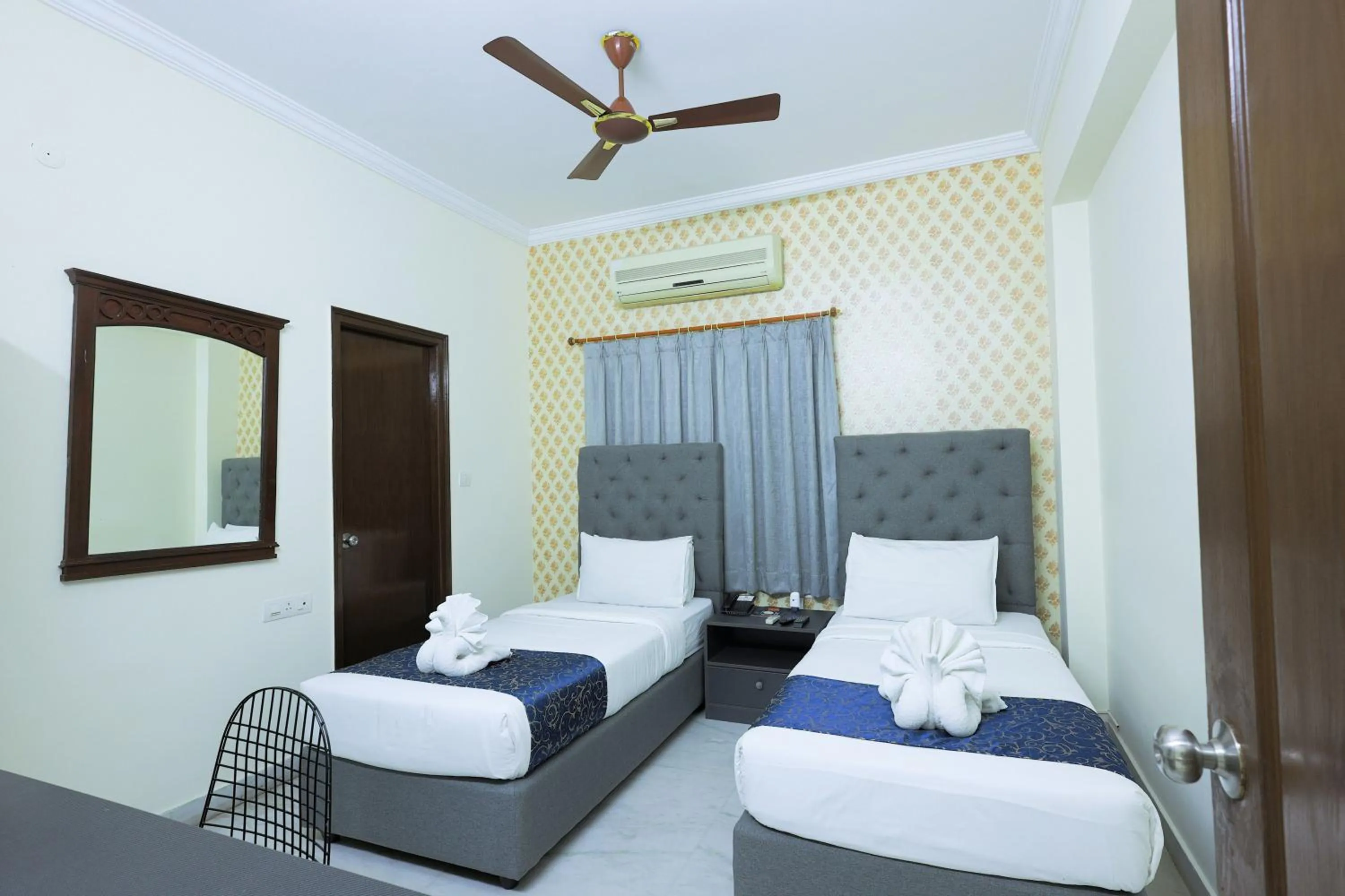 Bed in Hotel Athome & Serviced Apartments by Deccan Serai Hotels