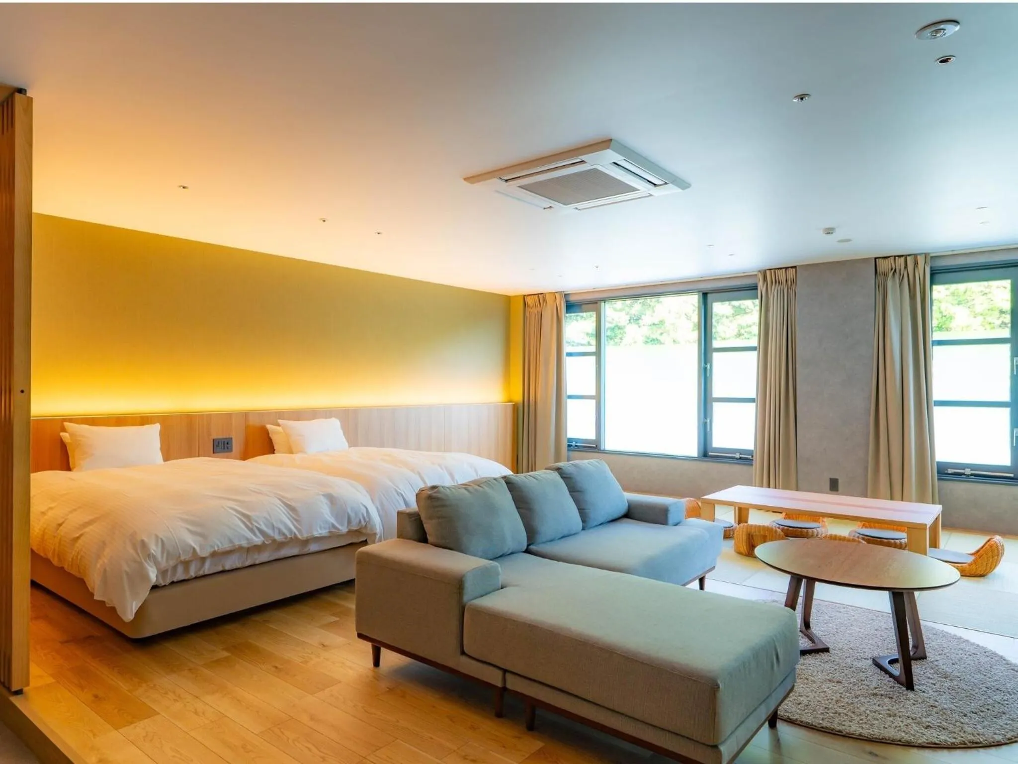 Bed in Hotel Flags Sasebo KujuKusima