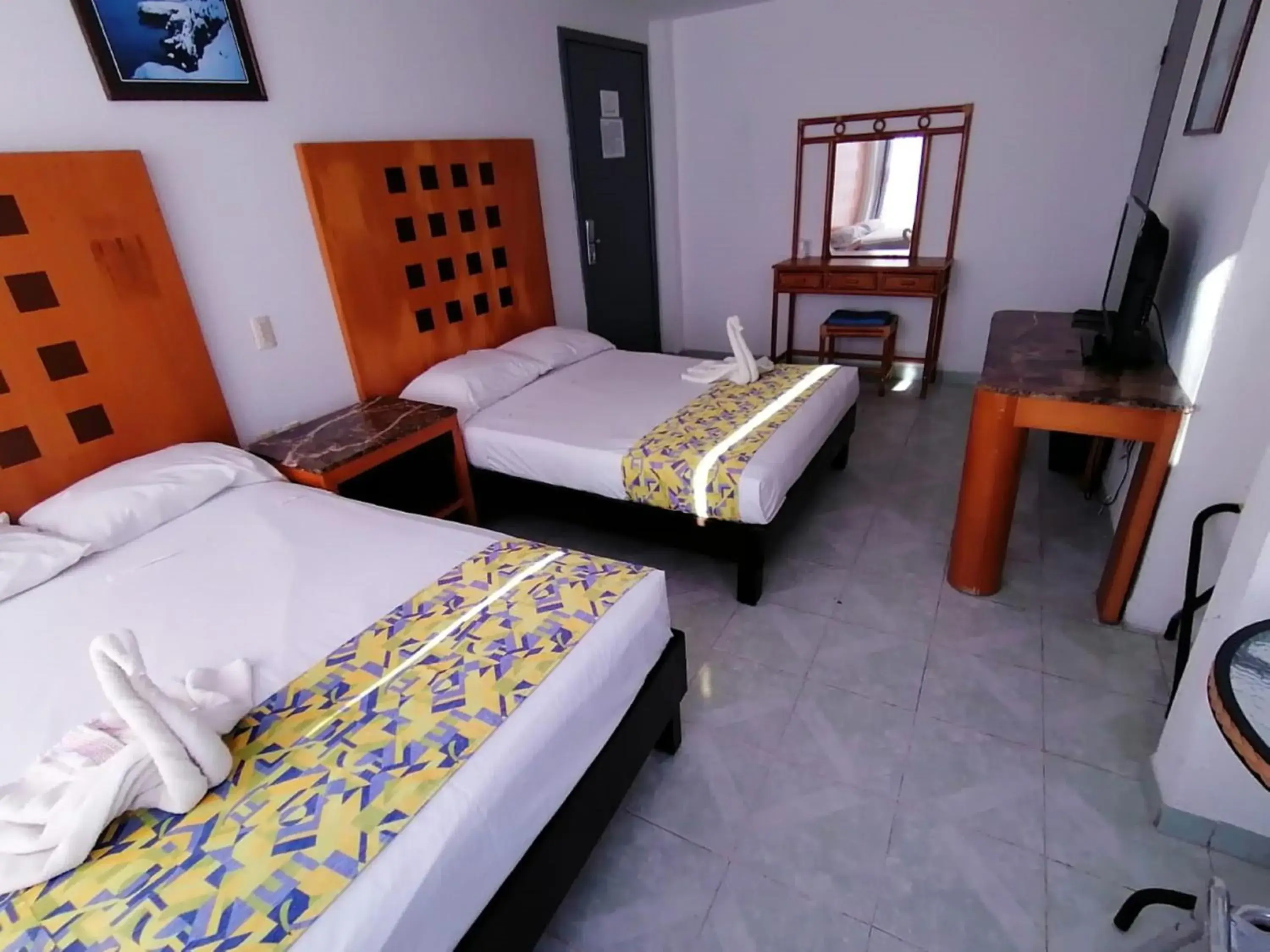 Bed in Hotel Ziami Bed in Hotel Ziami