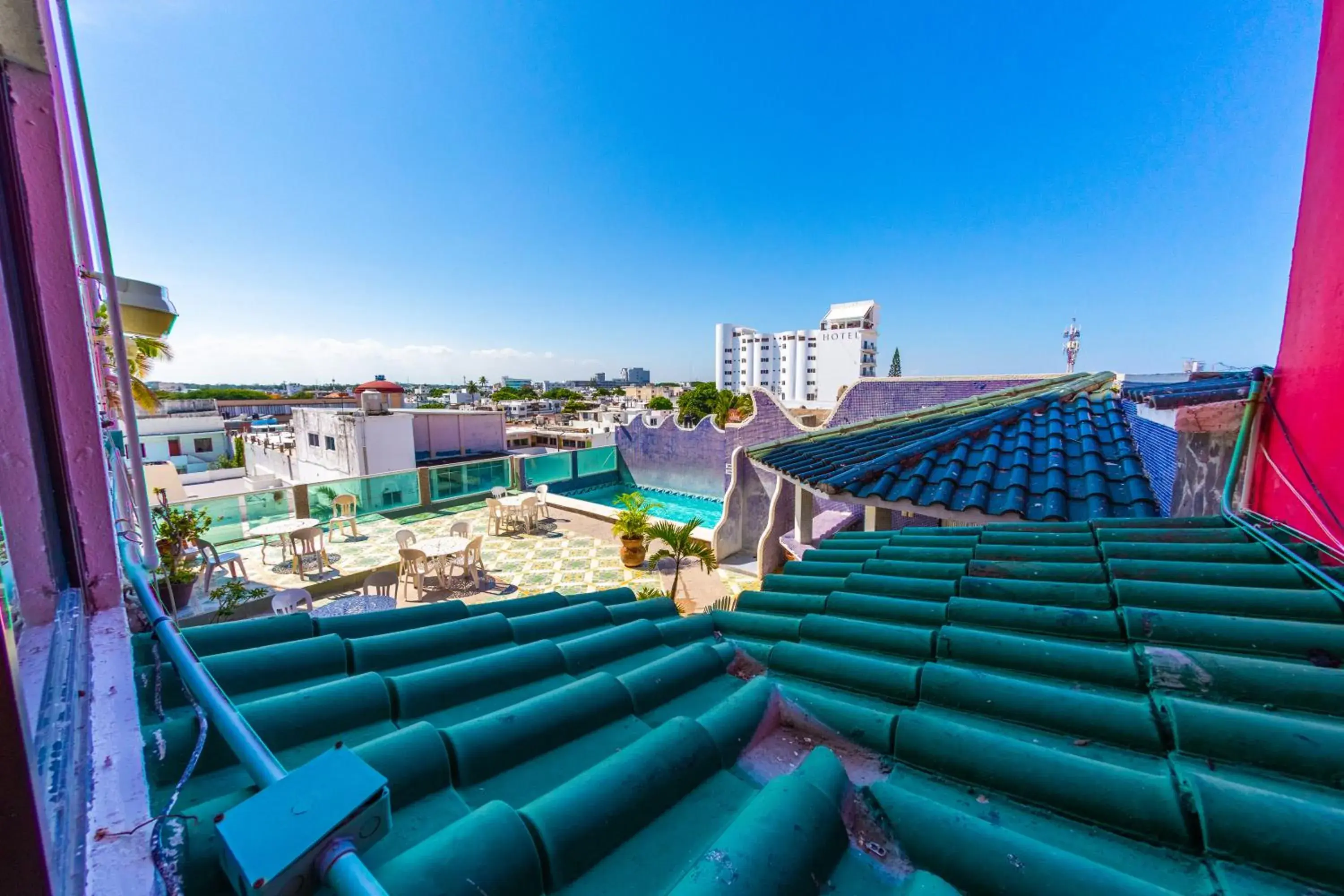 City view in Hotel Ziami City view in Hotel Ziami