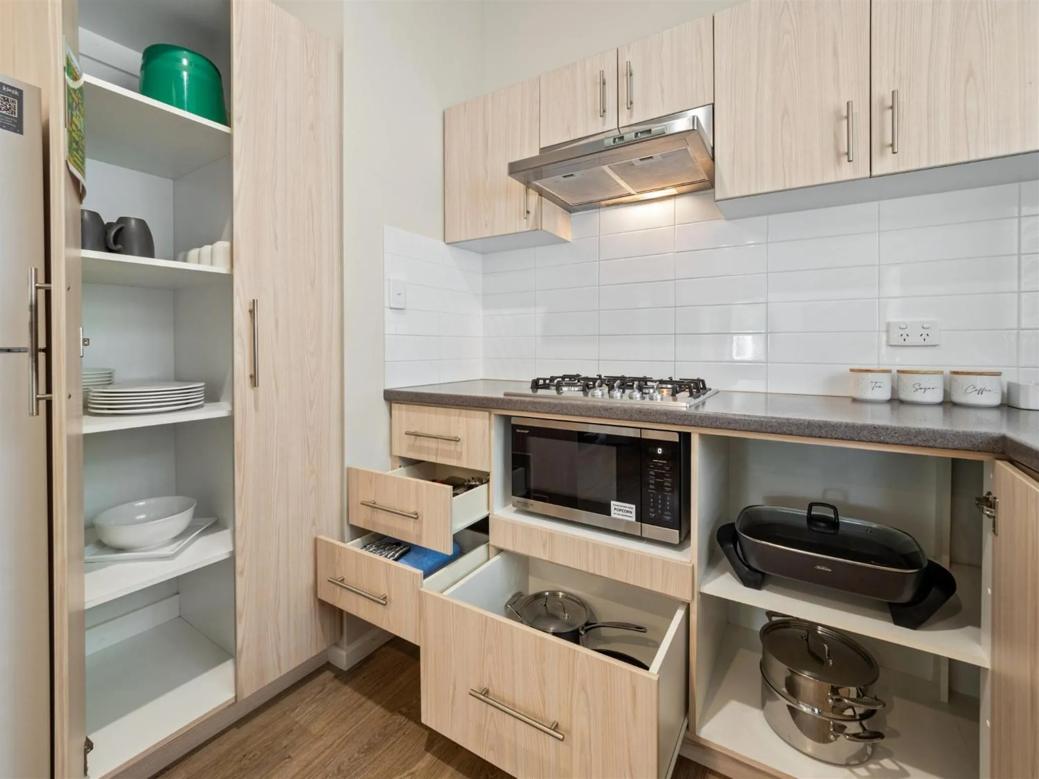 Kitchen or kitchenette in Mandalay Holiday Resort and Tourist Park