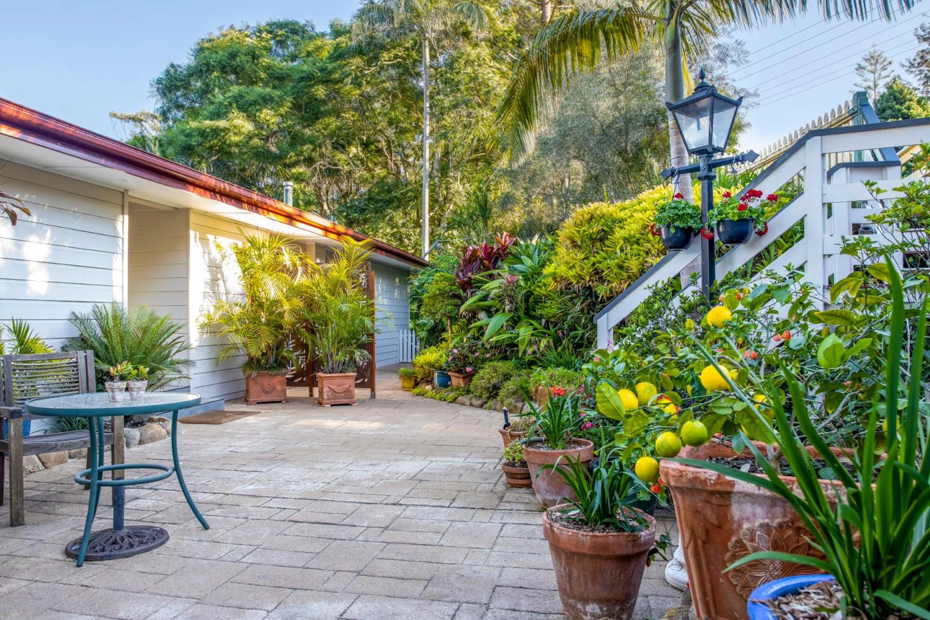 Patio in Avocado Sunset Bed & Breakfast