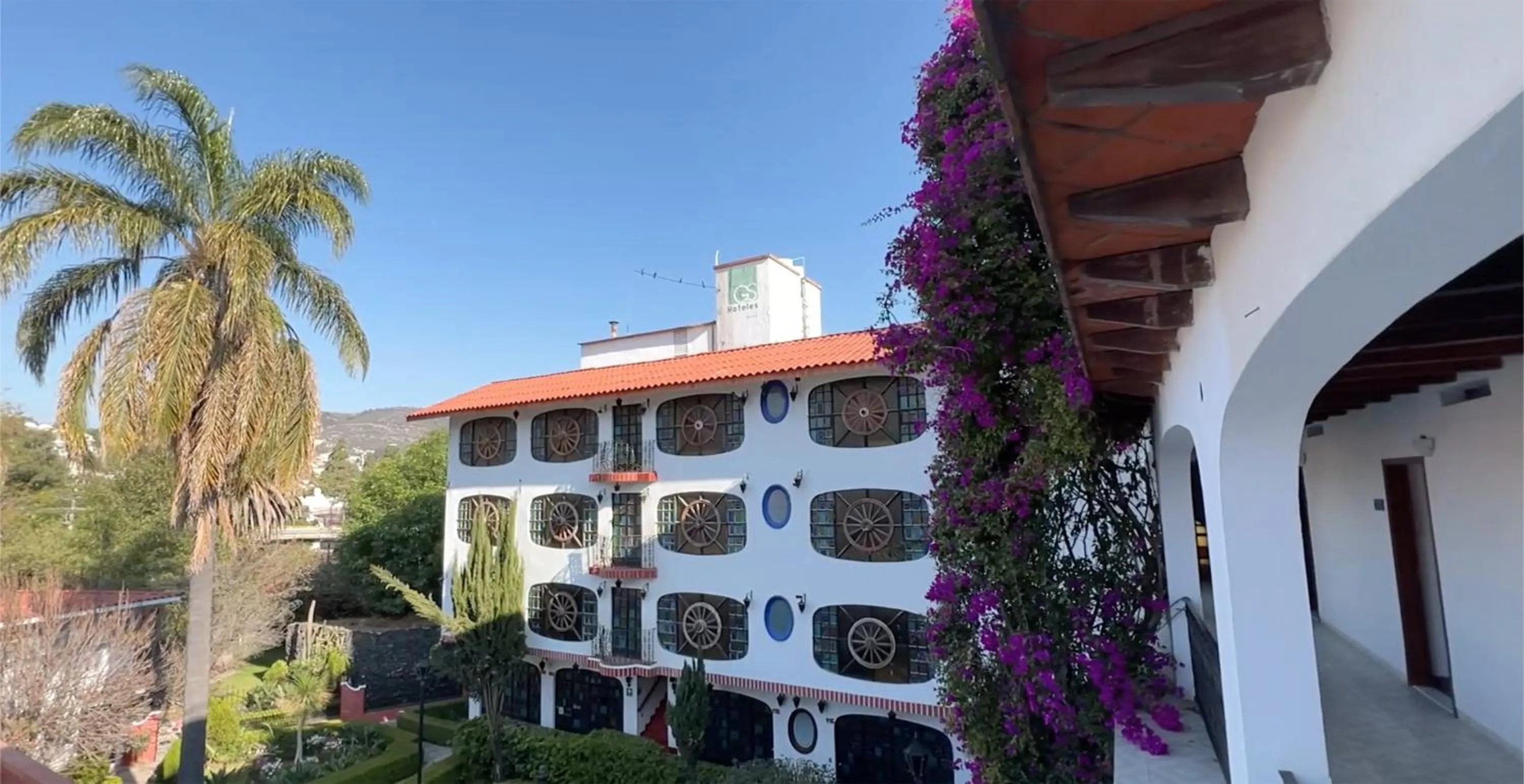 Garden view in GS Jerocs Tlaxcala