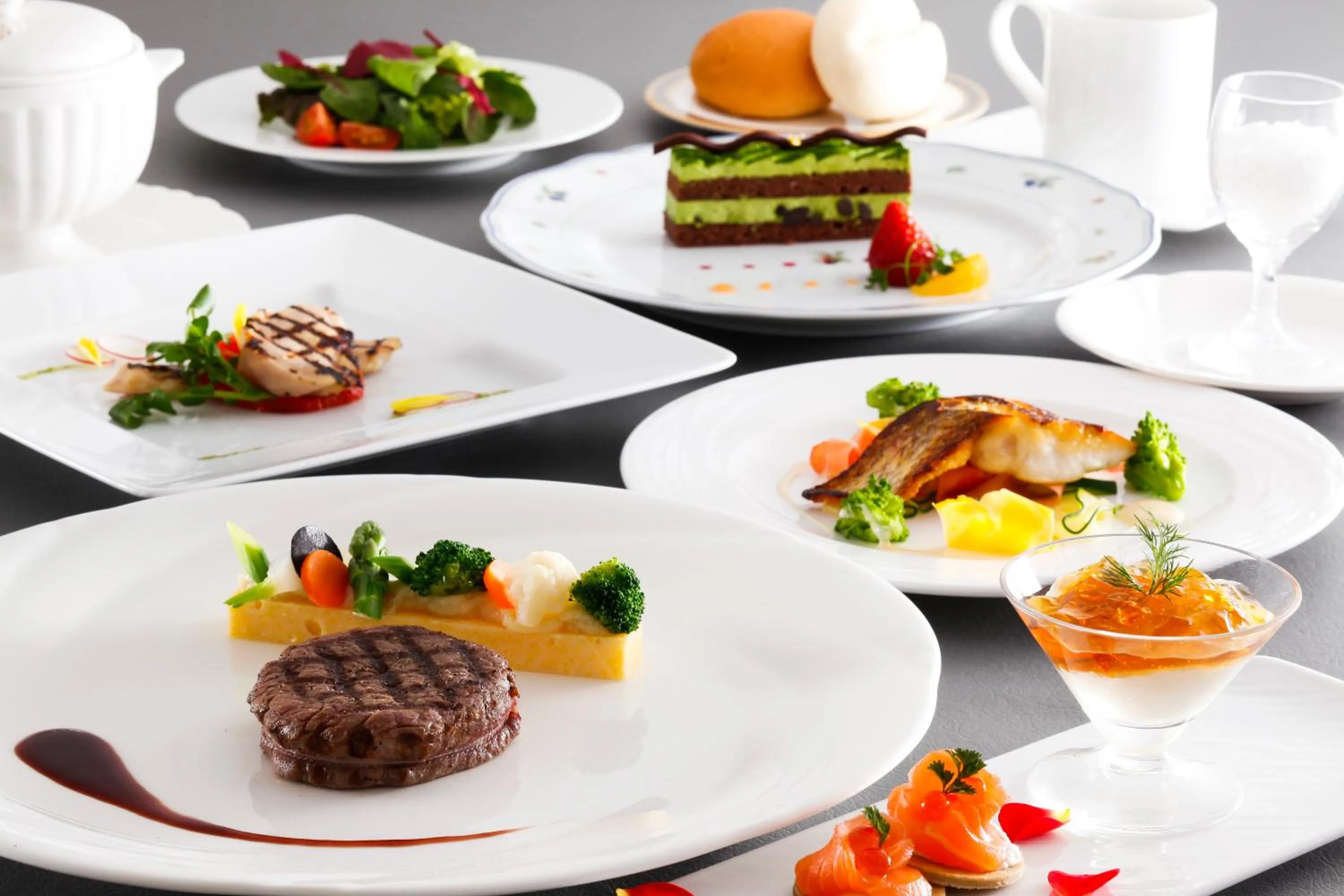 Dinner in Tokushima Grandvrio Hotel