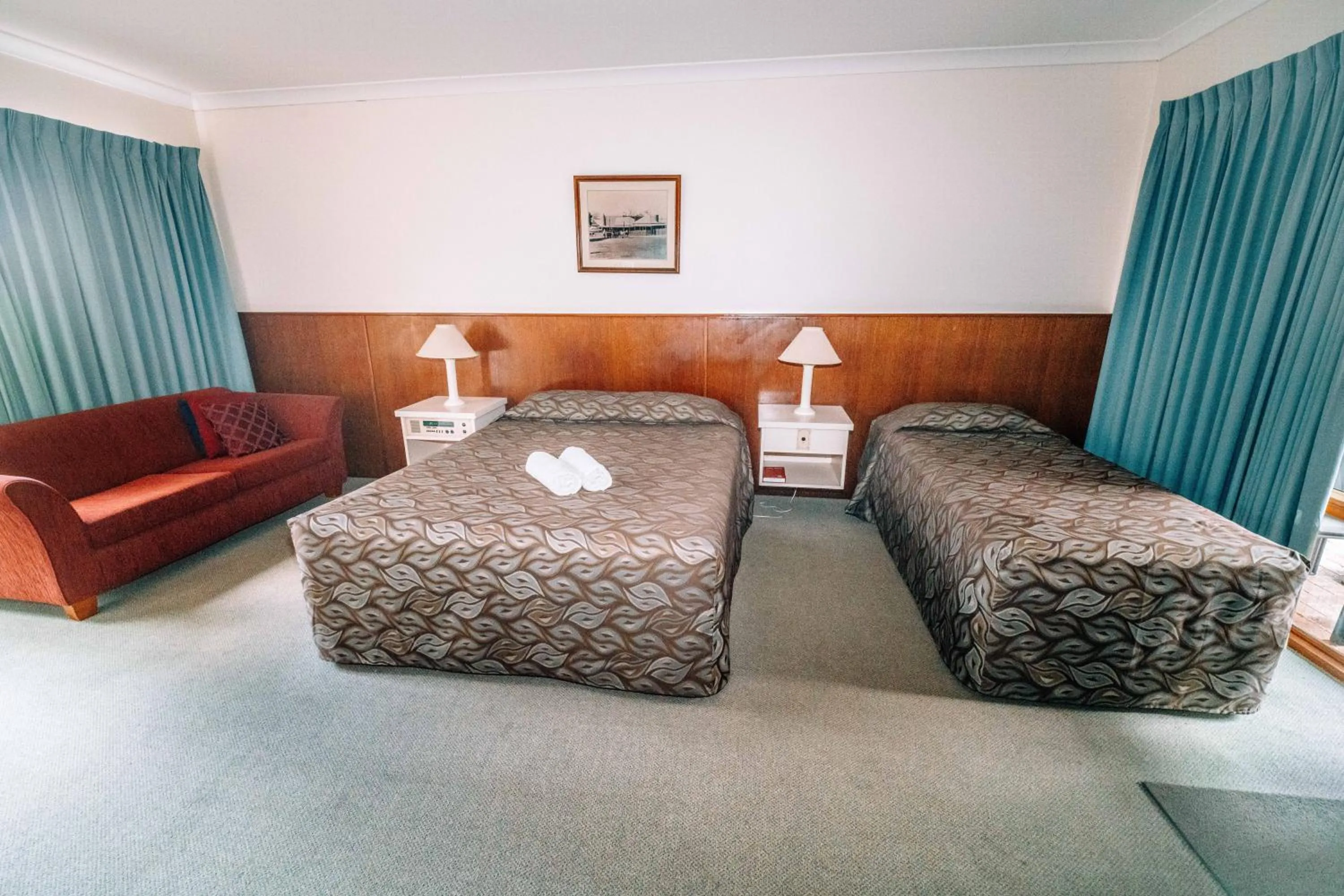 Bed in Augusta's Georgiana Molloy Motel