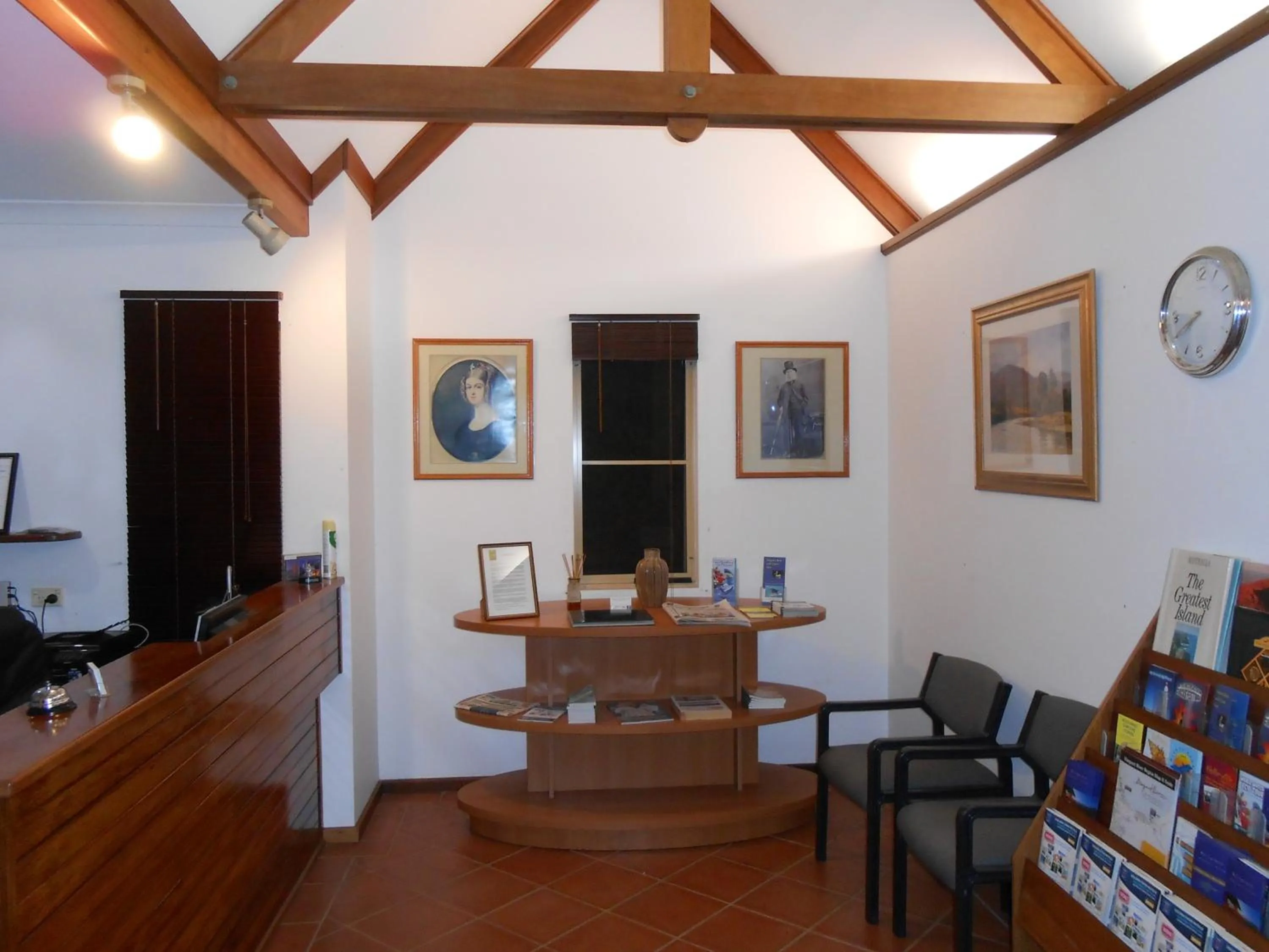 Lobby or reception in Augusta's Georgiana Molloy Motel