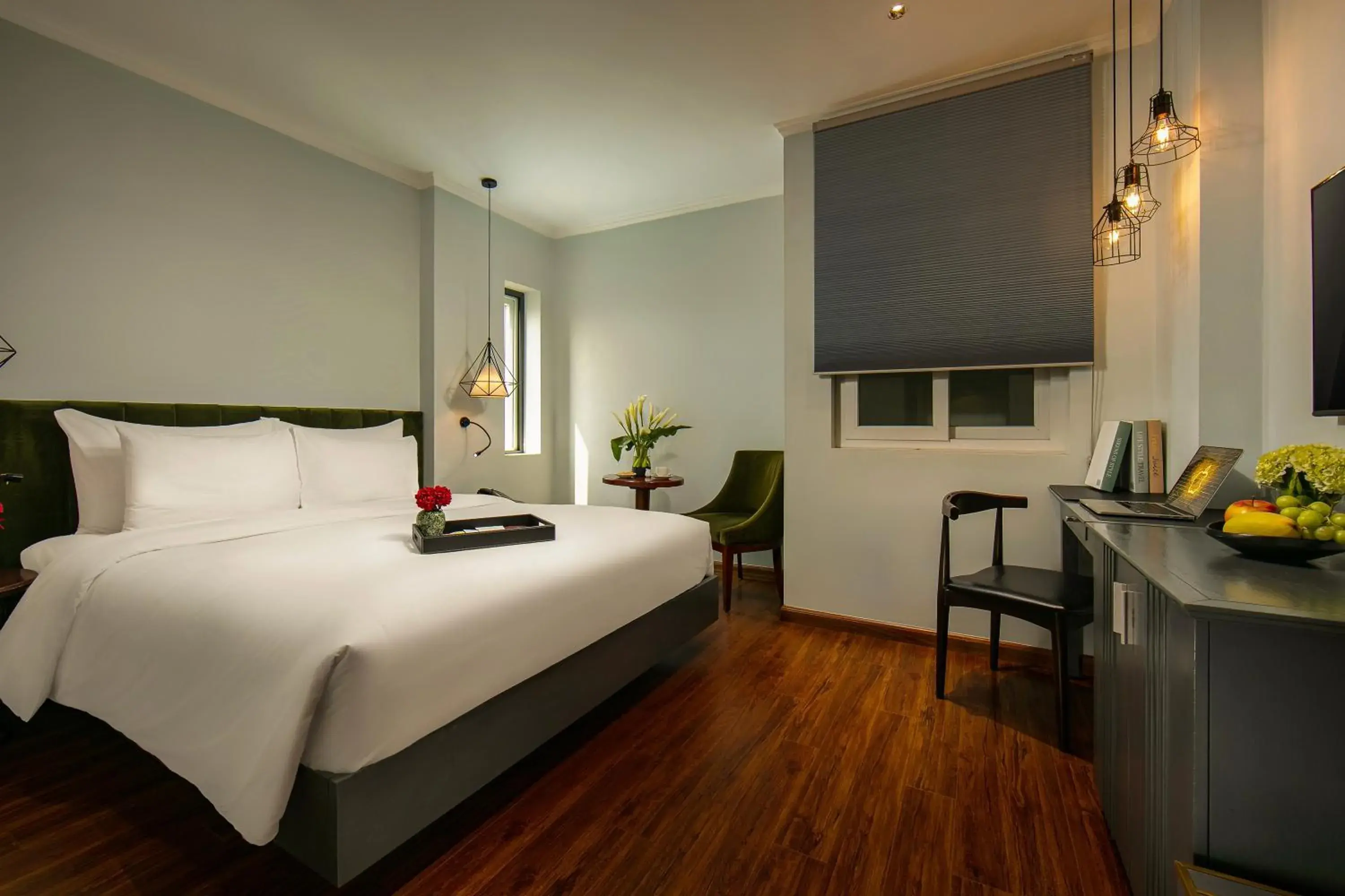 Bed in La Mejor Hotel & Sky Bar Bed in La Mejor Hotel & Sky Bar