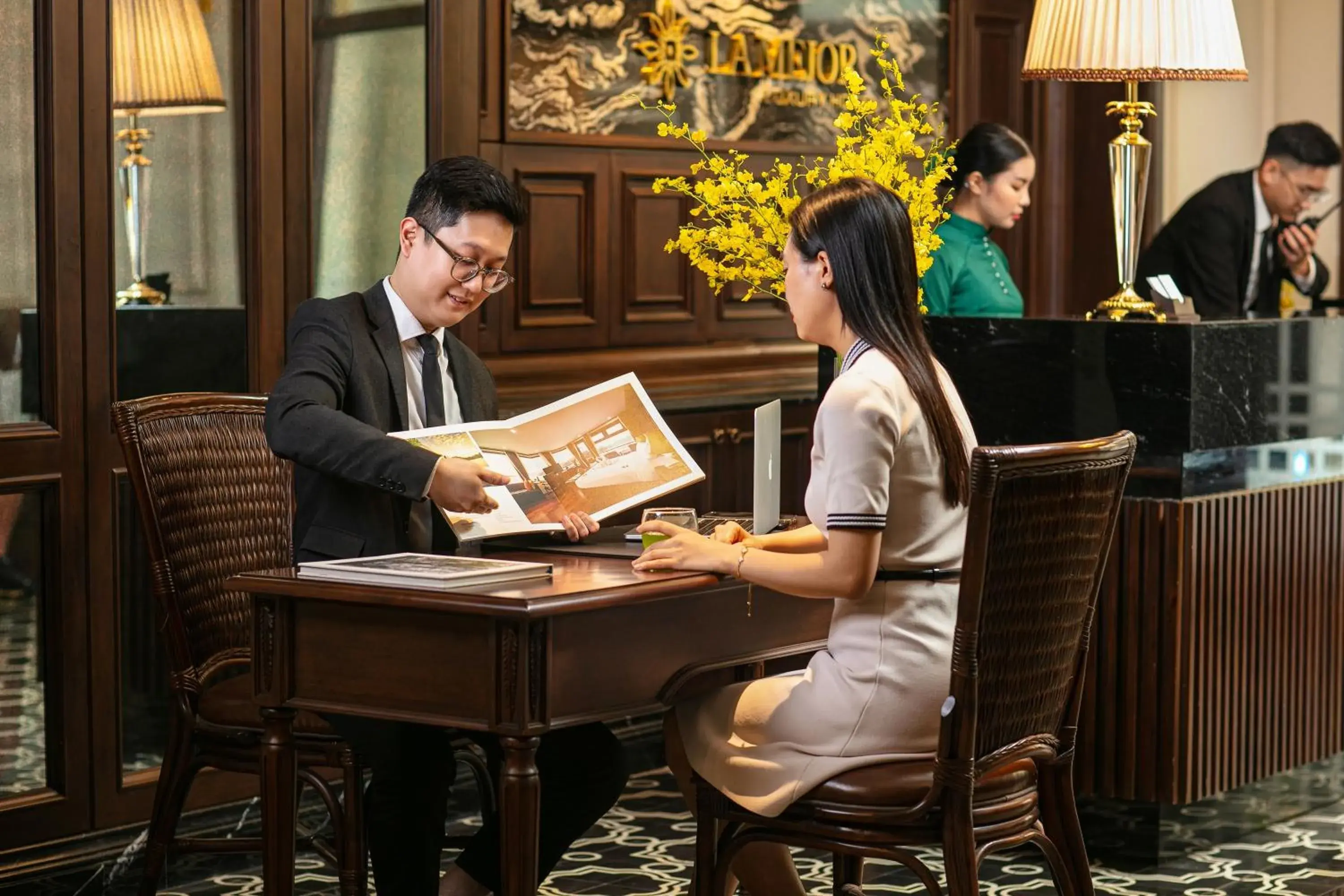 Lobby or reception in La Mejor Hotel & Sky Bar Lobby or reception in La Mejor Hotel & Sky Bar