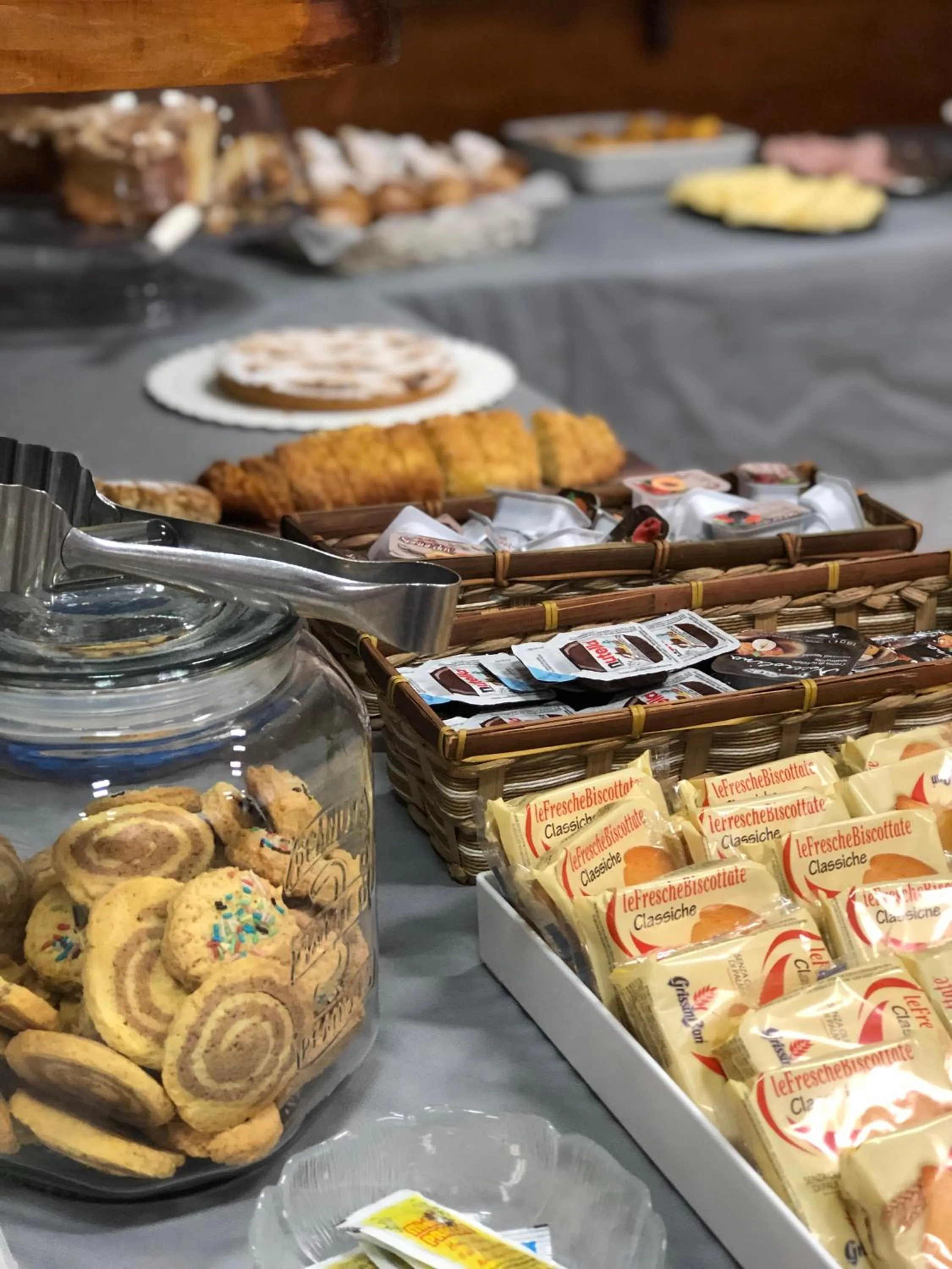 Buffet breakfast in Hotel Villa Lieta