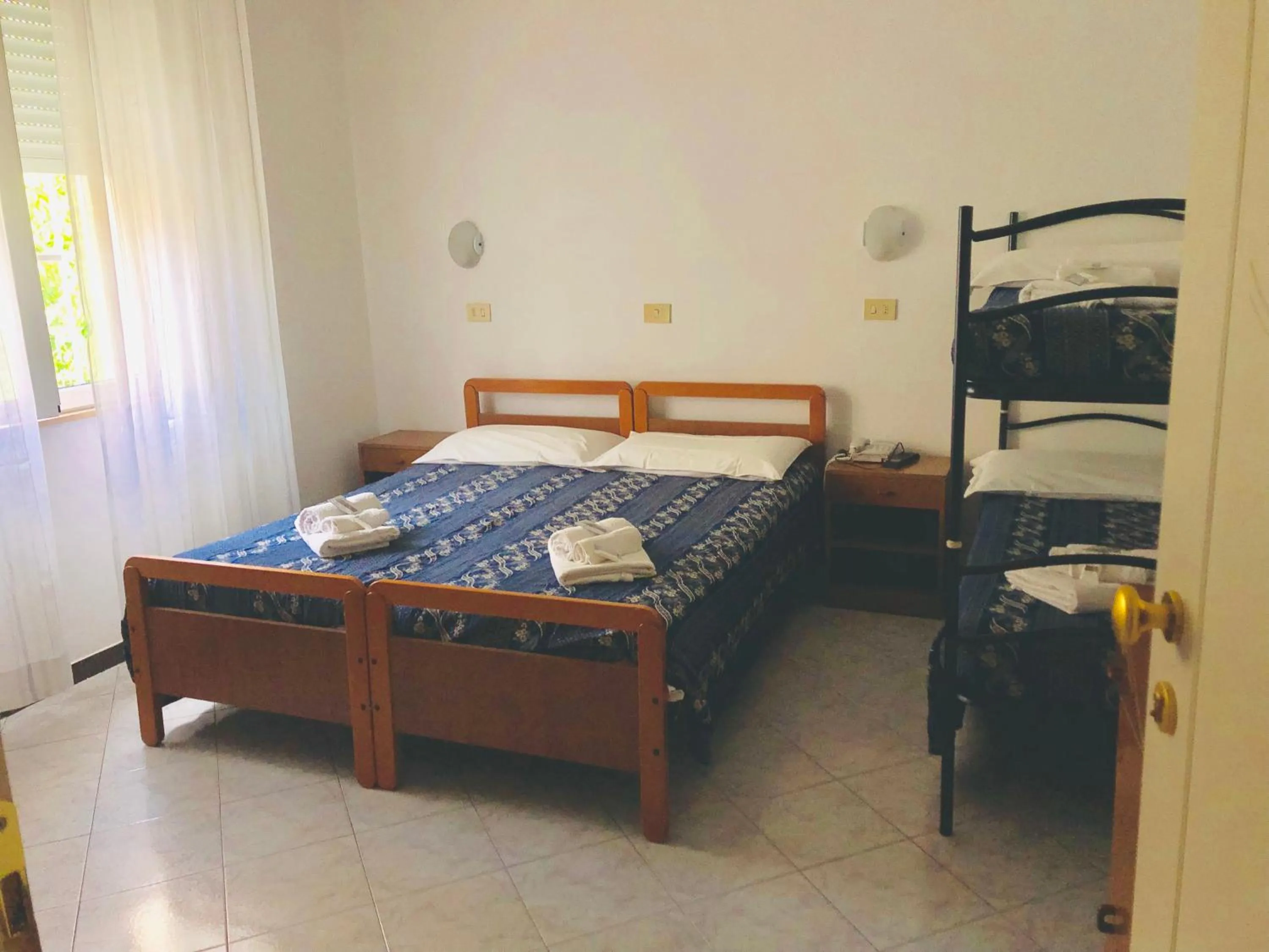 Bed in Hotel Villa Lieta