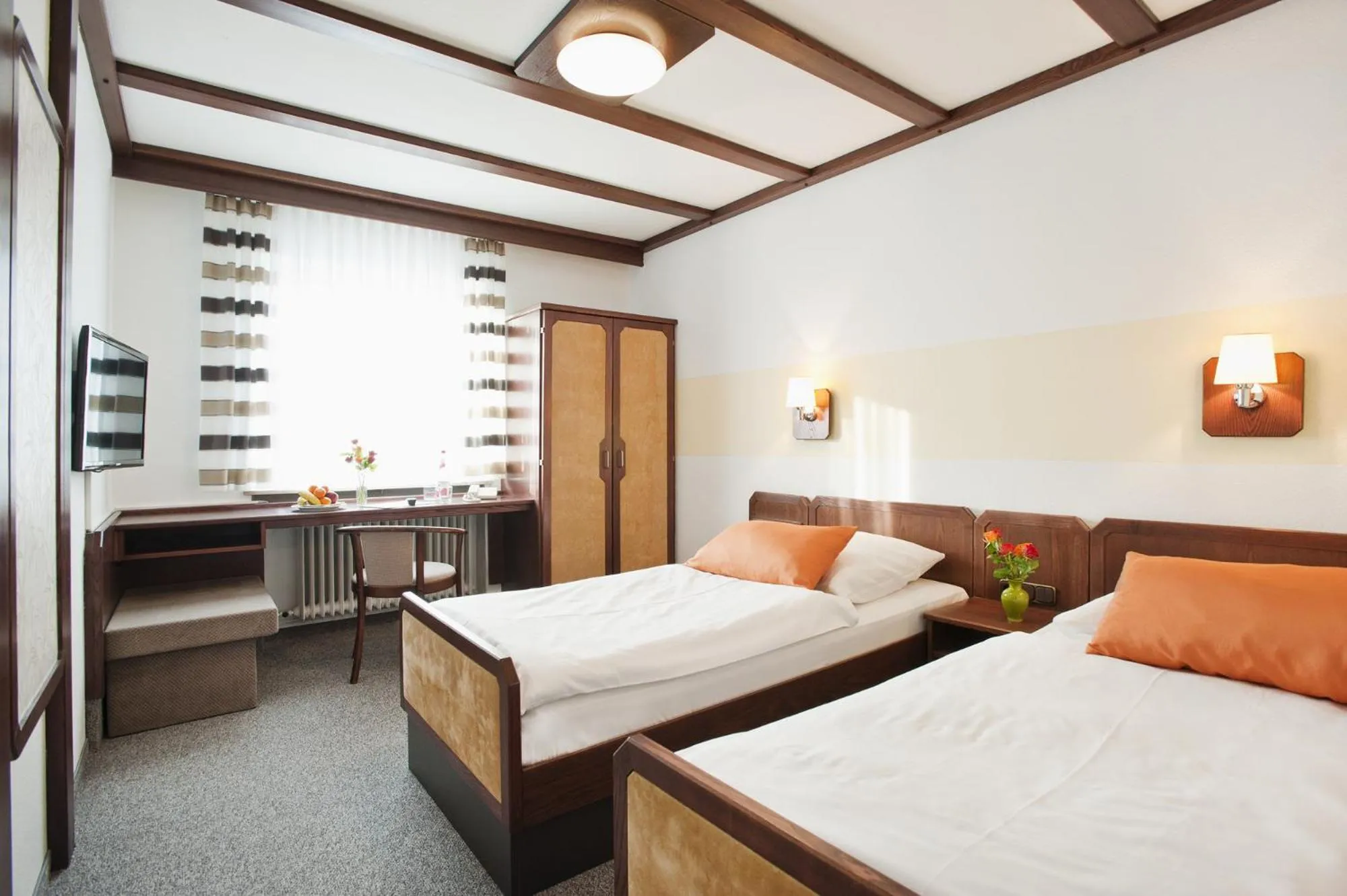 Photo of the whole room, Bed in Hotel Käferstein garni