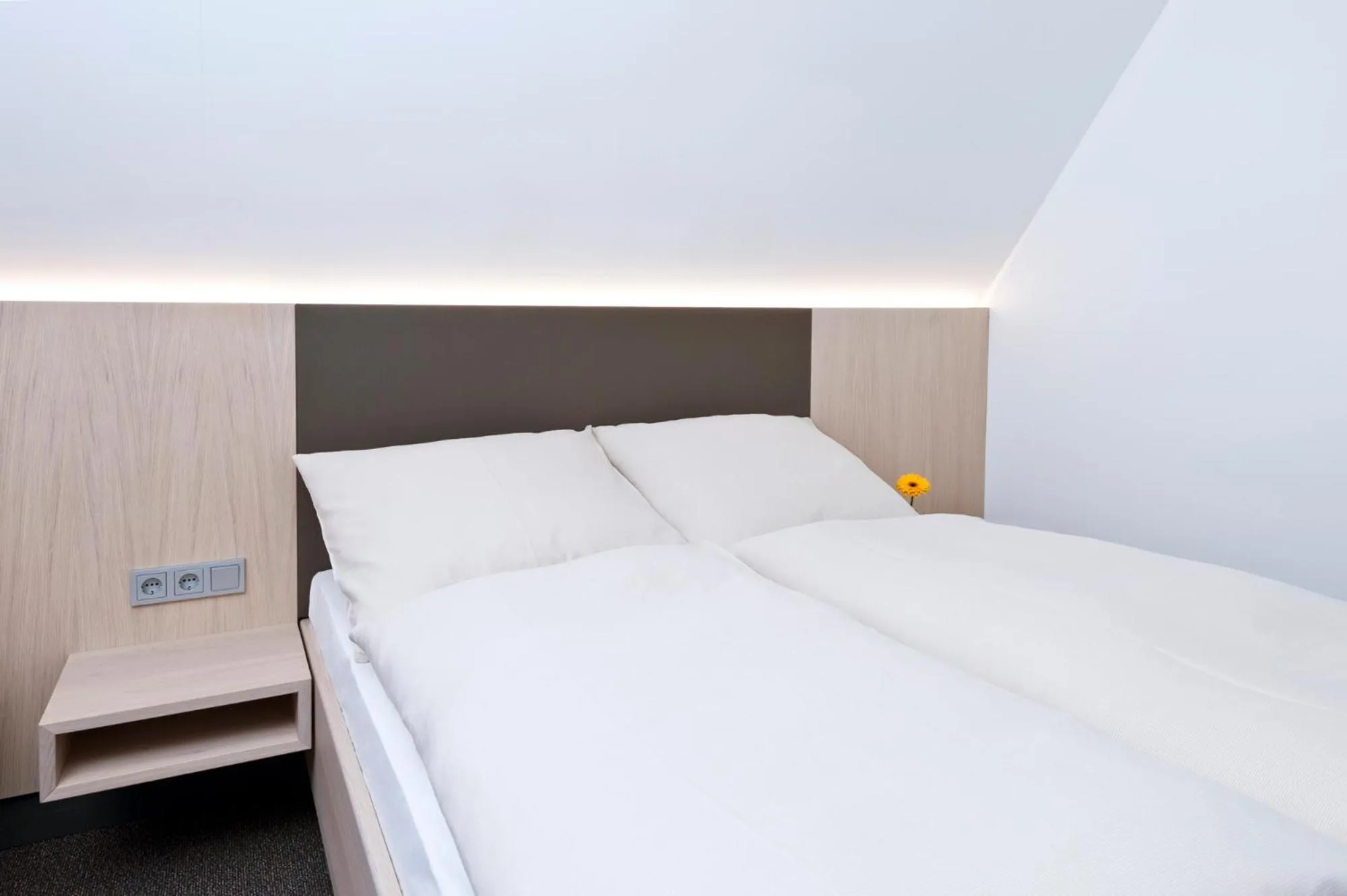 Photo of the whole room, Bed in Hotel Käferstein garni