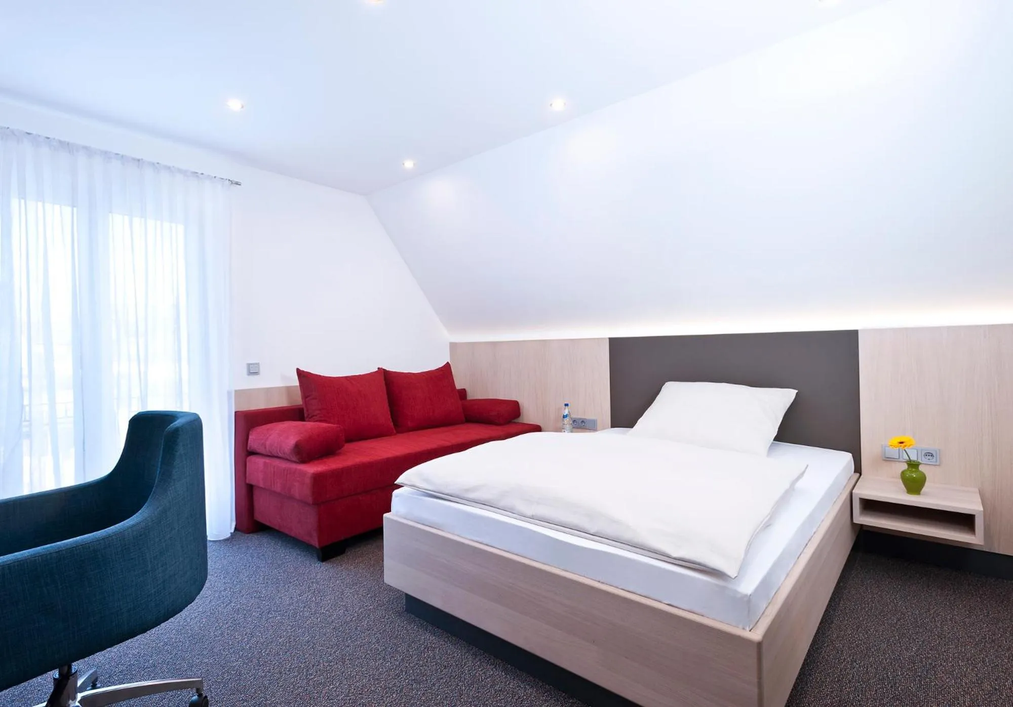 Photo of the whole room, Bed in Hotel Käferstein garni