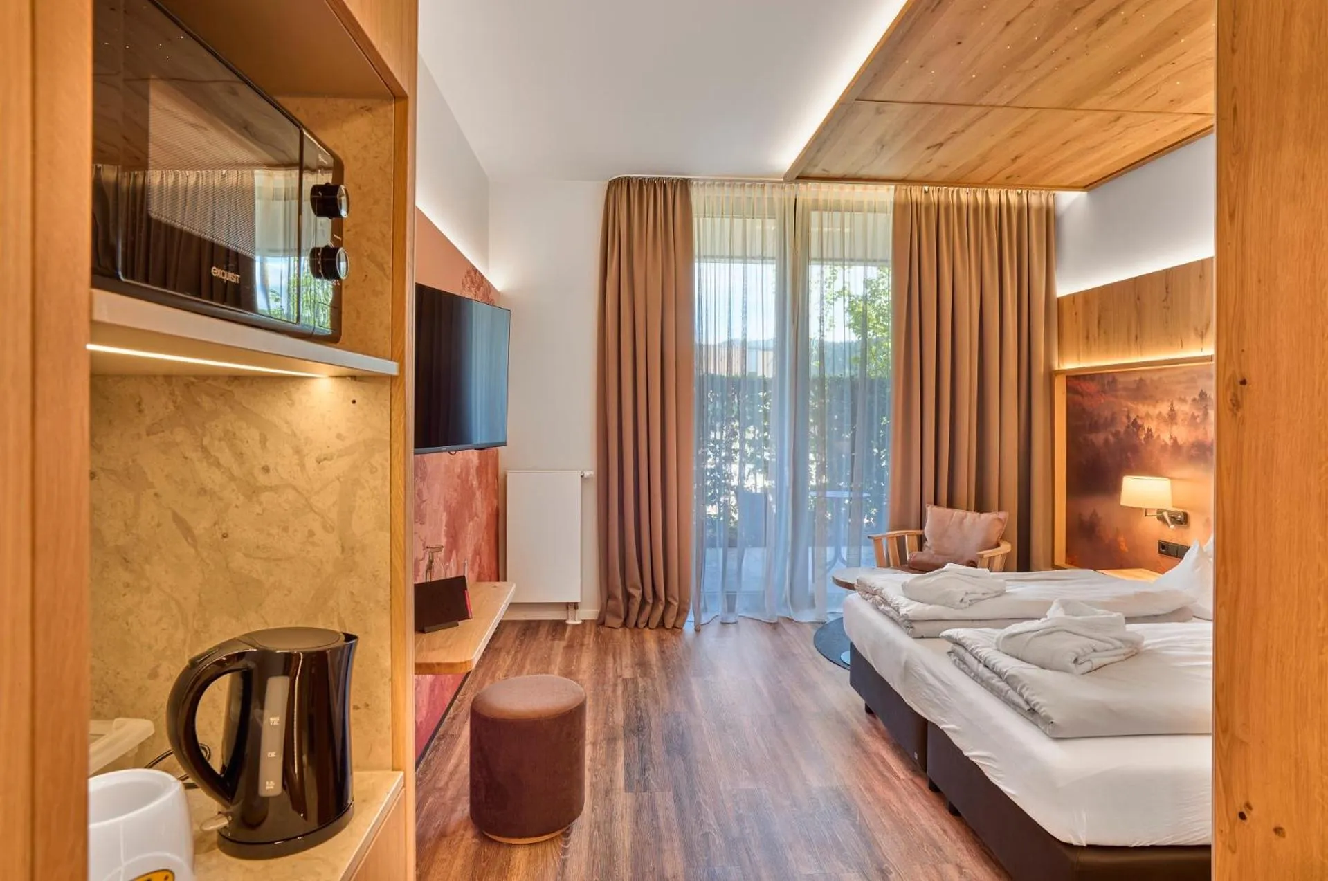 Bedroom, Bed in Familotel Schreinerhof