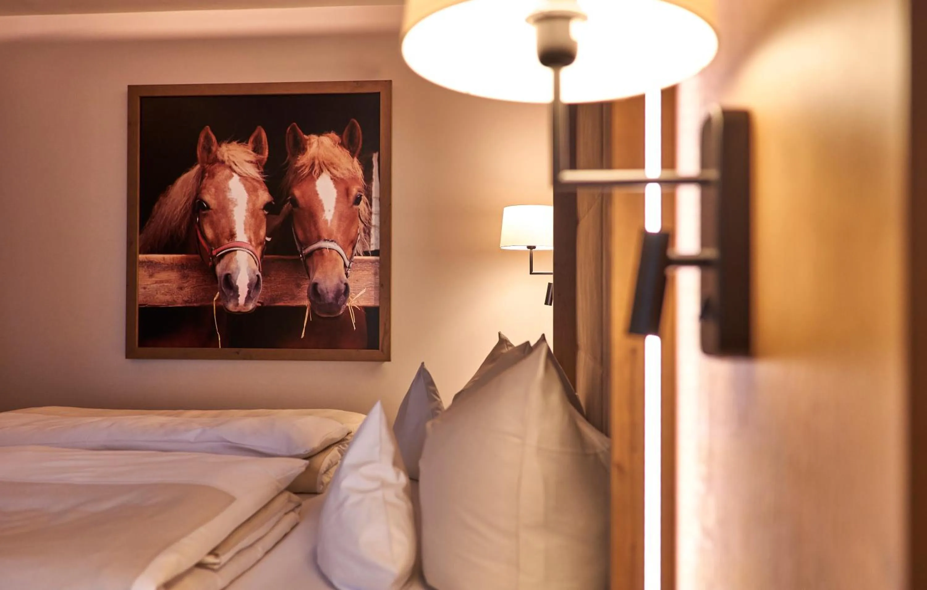 Bedroom, Bed in Familotel Schreinerhof
