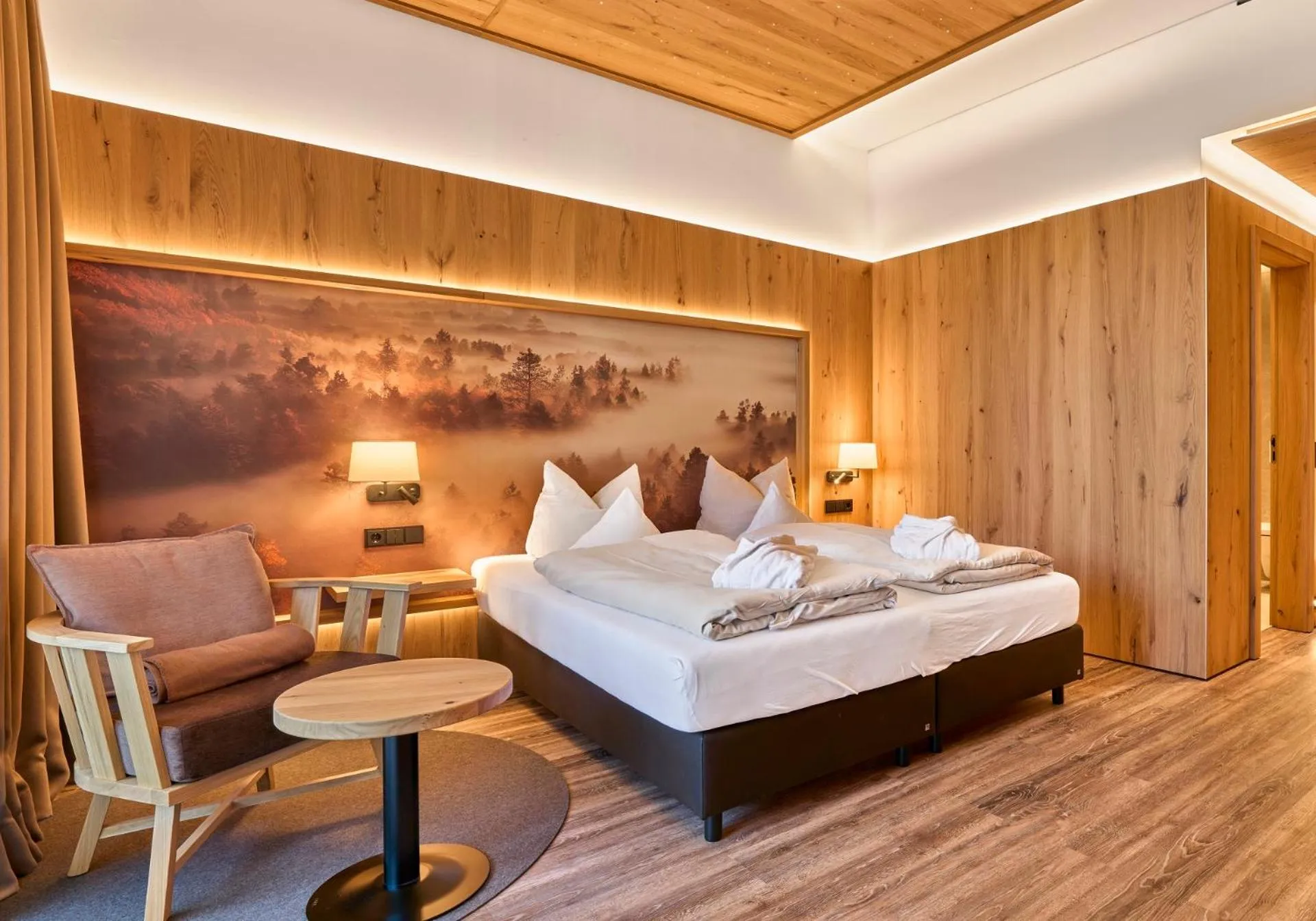 Bedroom, Bed in Familotel Schreinerhof