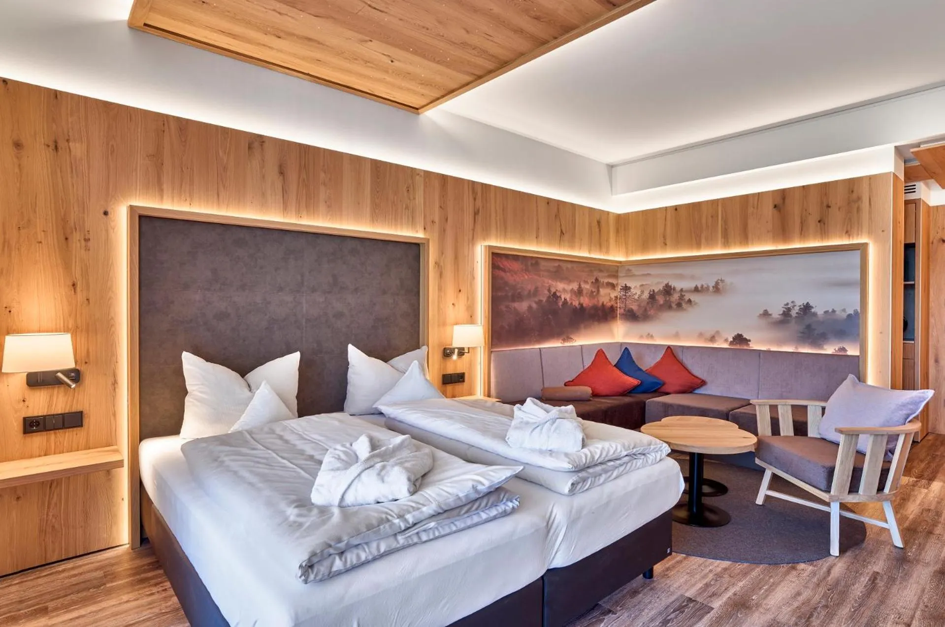 Bed in Familotel Schreinerhof